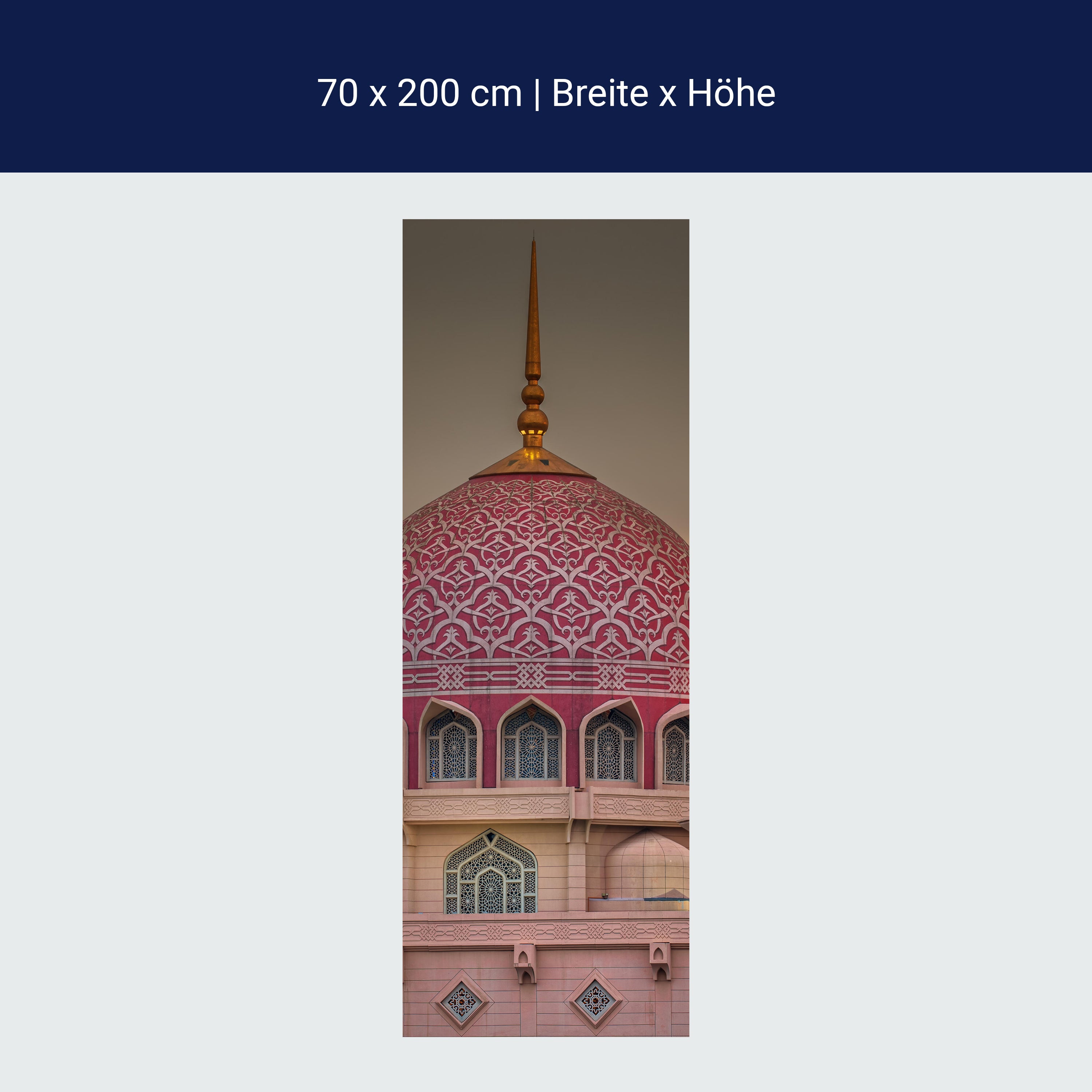 Türtapete Sonnenuntergang über Putrajaya-Moschee, Malaysia M0815 Türtapete Sonnenuntergang über Putrajaya-Moschee, Malaysia M0815