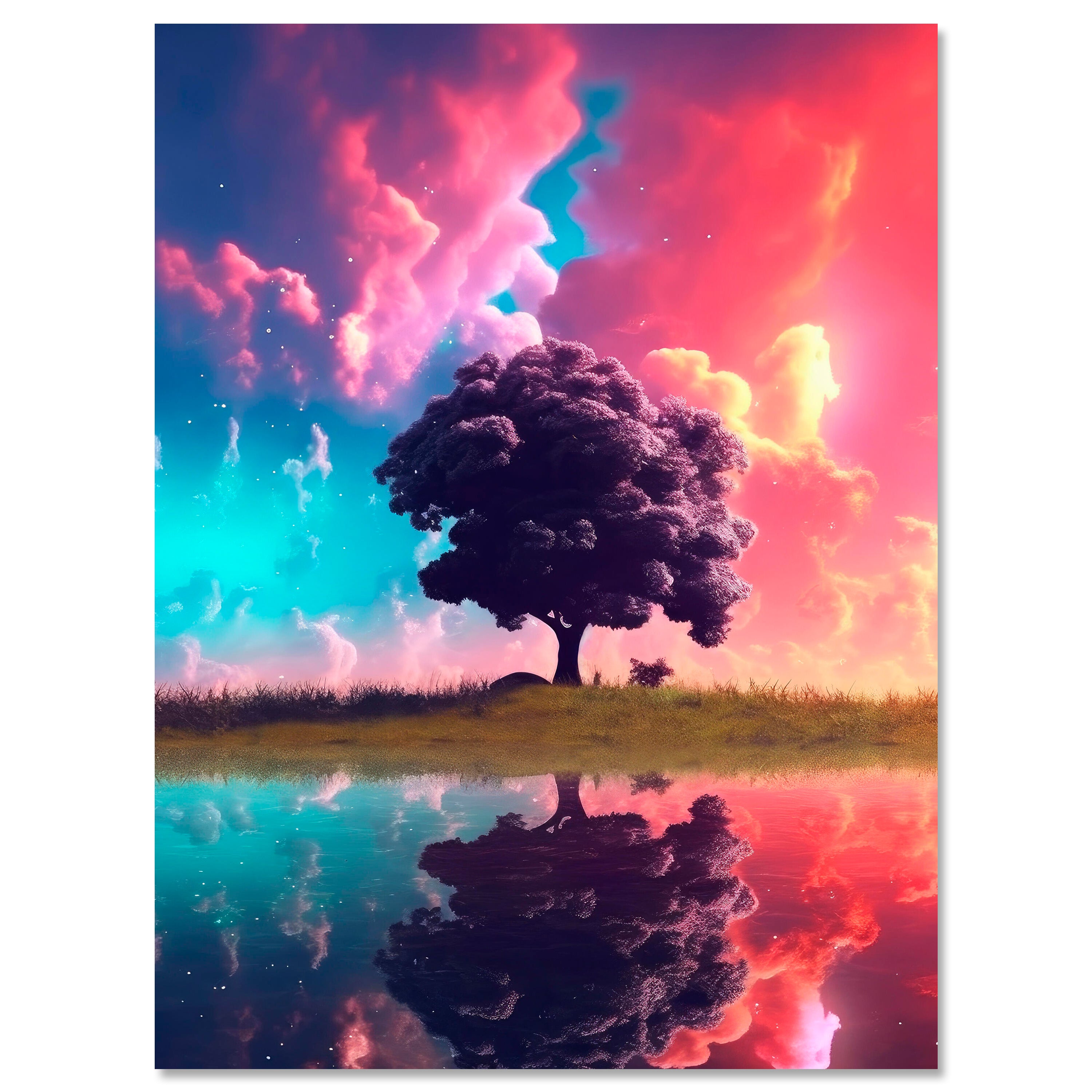 Leinwandbild Baum, Wolken, Hochformat M0816 kaufen - Bild 1 Leinwandbild Baum, Wolken, Hochformat M0816 kaufen - Bild 1