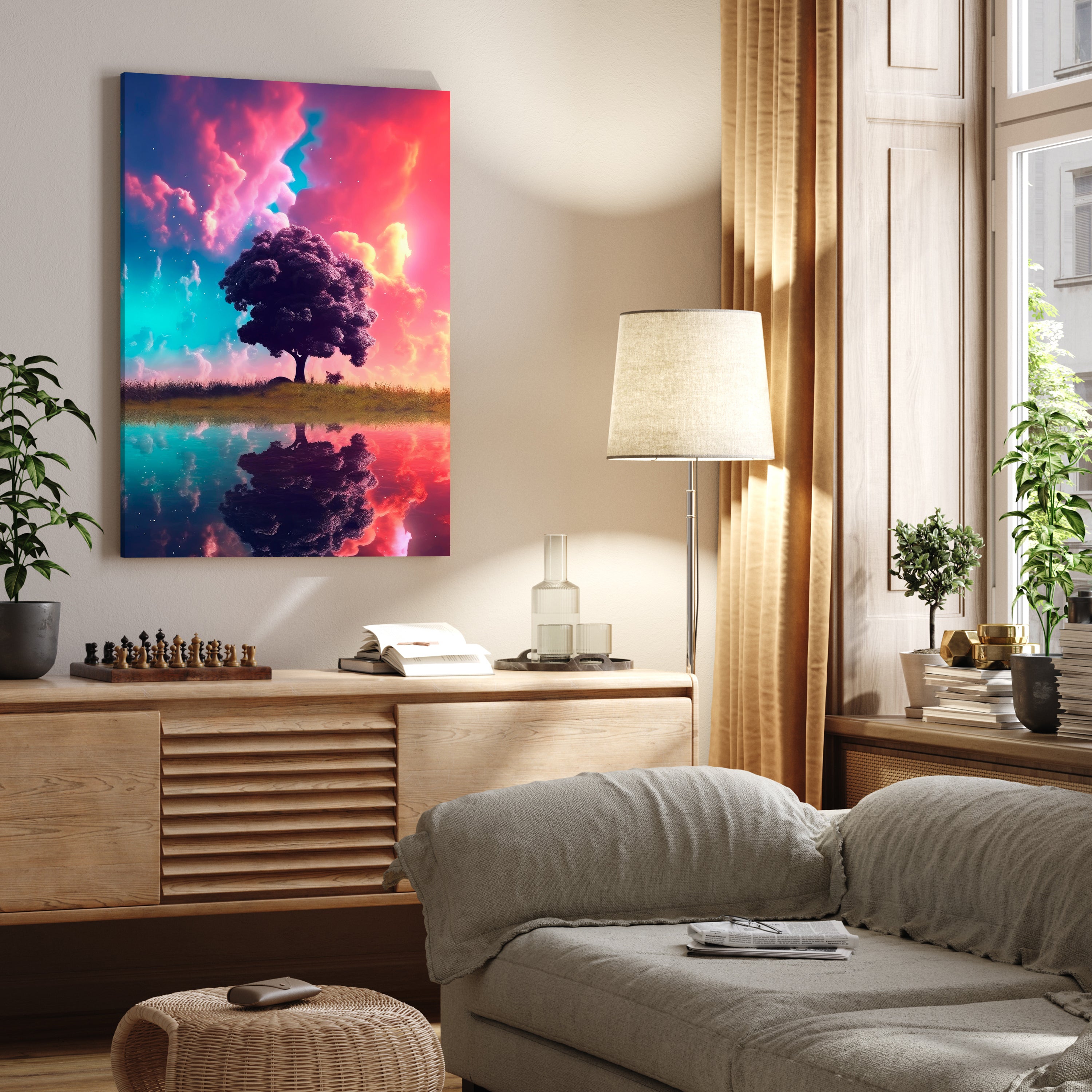 Leinwandbild Baum, Wolken, Hochformat M0816 kaufen - Bild 2 Leinwandbild Baum, Wolken, Hochformat M0816 kaufen - Bild 2