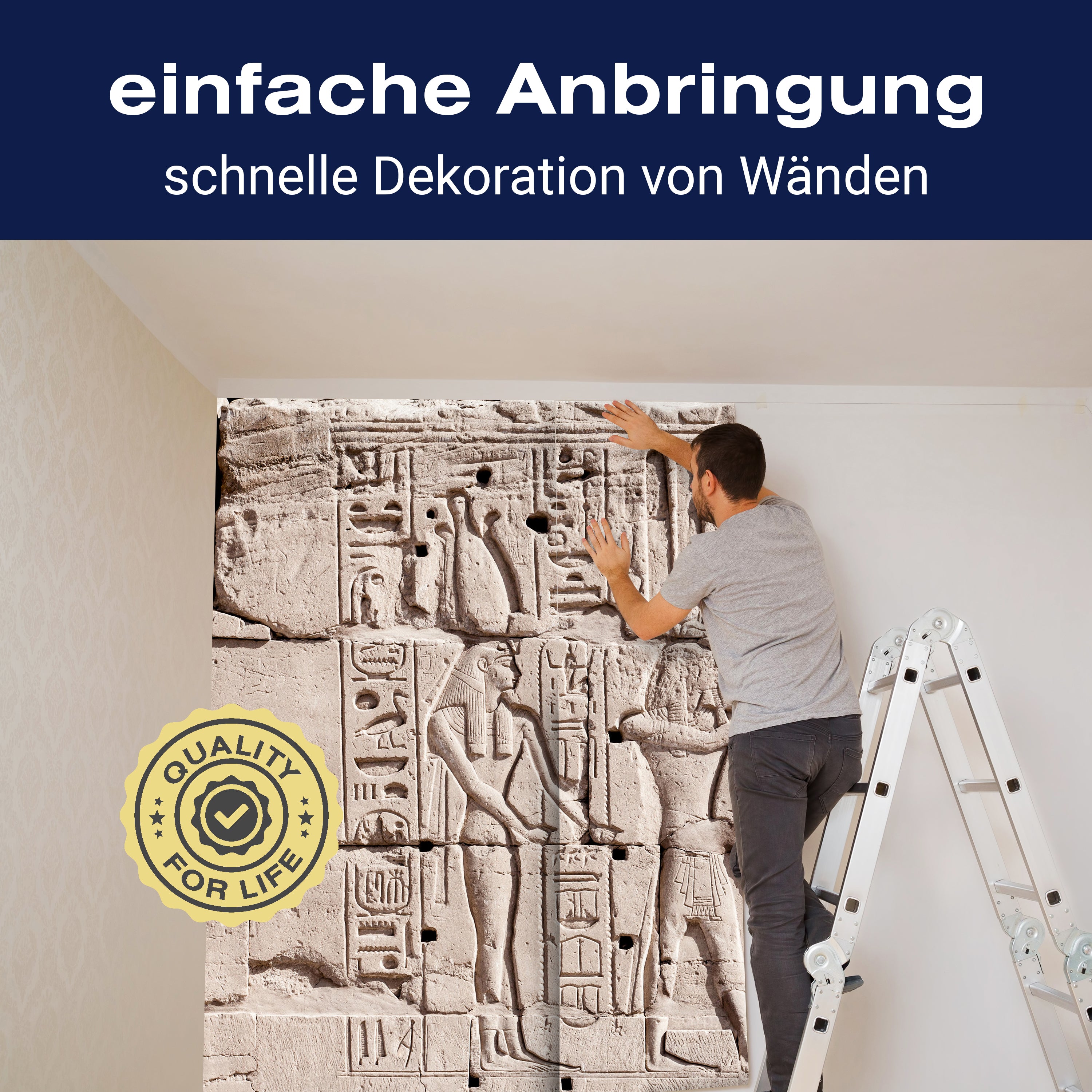 Fototapete Wand Hieroglyphen-schnitzereien M0817 - Bild 3 Fototapete Wand Hieroglyphen-schnitzereien M0817 - Bild 3