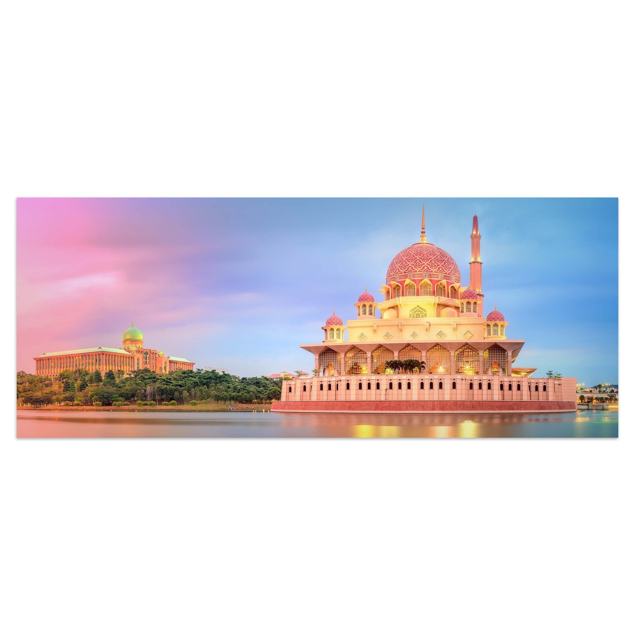 Leinwandbild Sonnenuntergang über Putrajaya-Moschee M0819 kaufen - Bild 1 Leinwandbild Sonnenuntergang über Putrajaya-Moschee M0819 kaufen - Bild 1