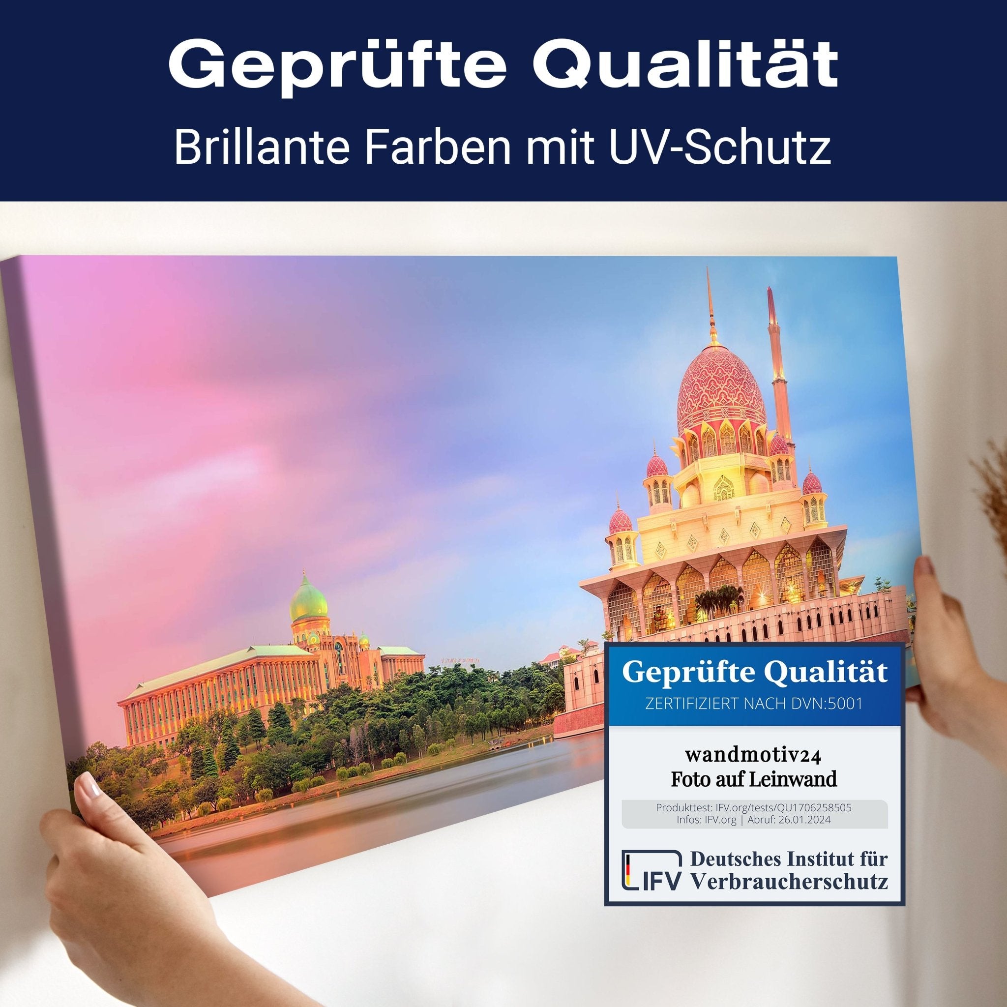 Leinwandbild Sonnenuntergang über Putrajaya-Moschee M0819 kaufen - Bild 4 Leinwandbild Sonnenuntergang über Putrajaya-Moschee M0819 kaufen - Bild 4