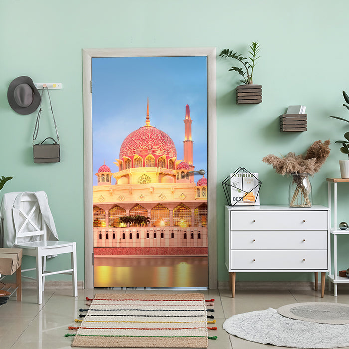 Türtapete Sonnenuntergang über Putrajaya-Moschee M0819 - Bild 1 Türtapete Sonnenuntergang über Putrajaya-Moschee M0819 - Bild 1