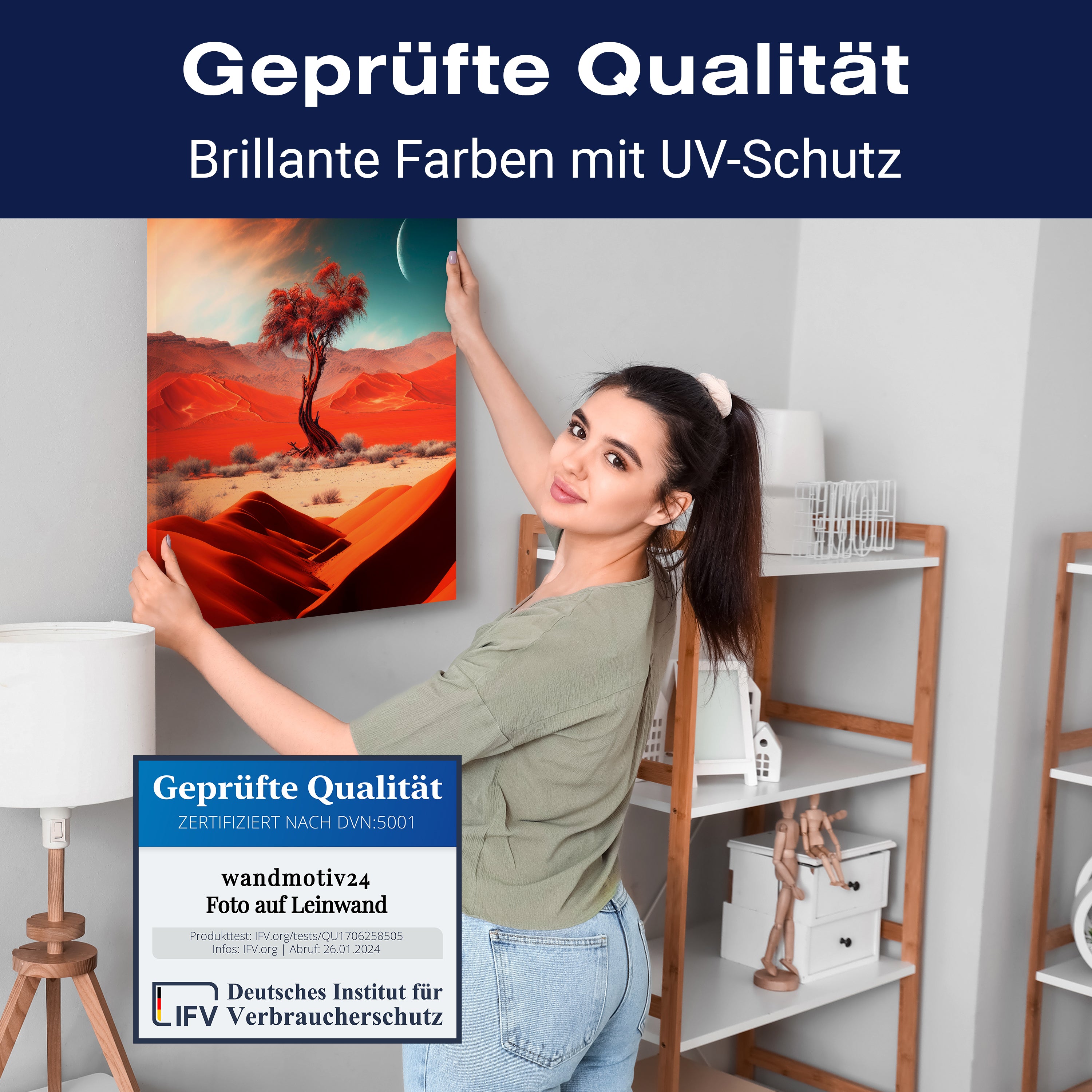 Leinwandbild Fantasy, Baum, Wüste, Hochformat M0821 kaufen - Bild 4 Leinwandbild Fantasy, Baum, Wüste, Hochformat M0821 kaufen - Bild 4