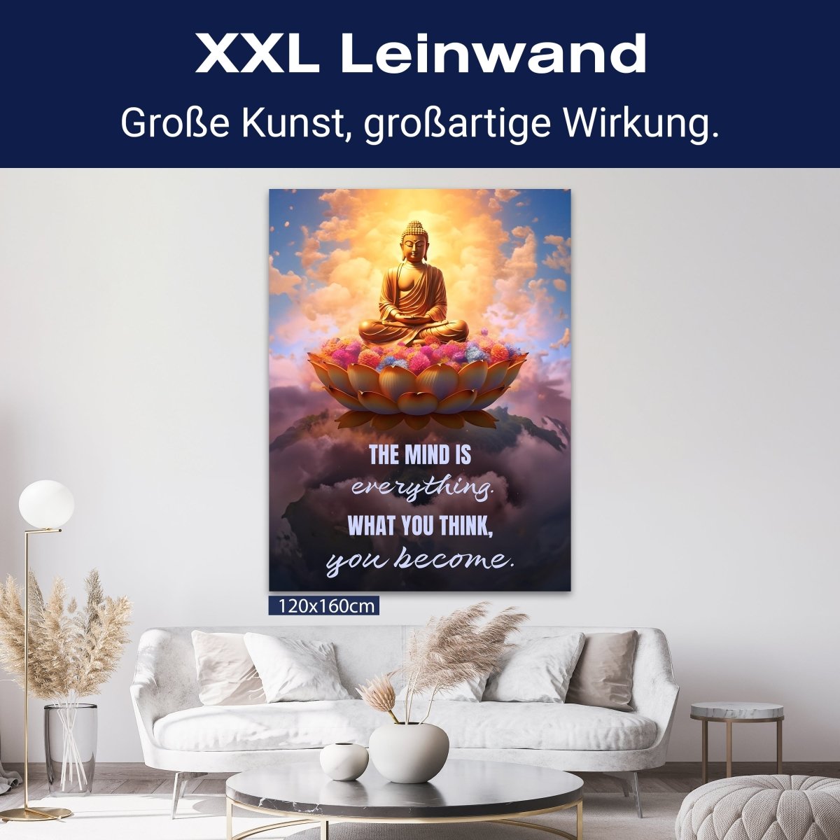 Leinwandbild Spruch Mind is Everything M0822 kaufen - Bild 9 Leinwandbild Spruch Mind is Everything M0822 kaufen - Bild 9