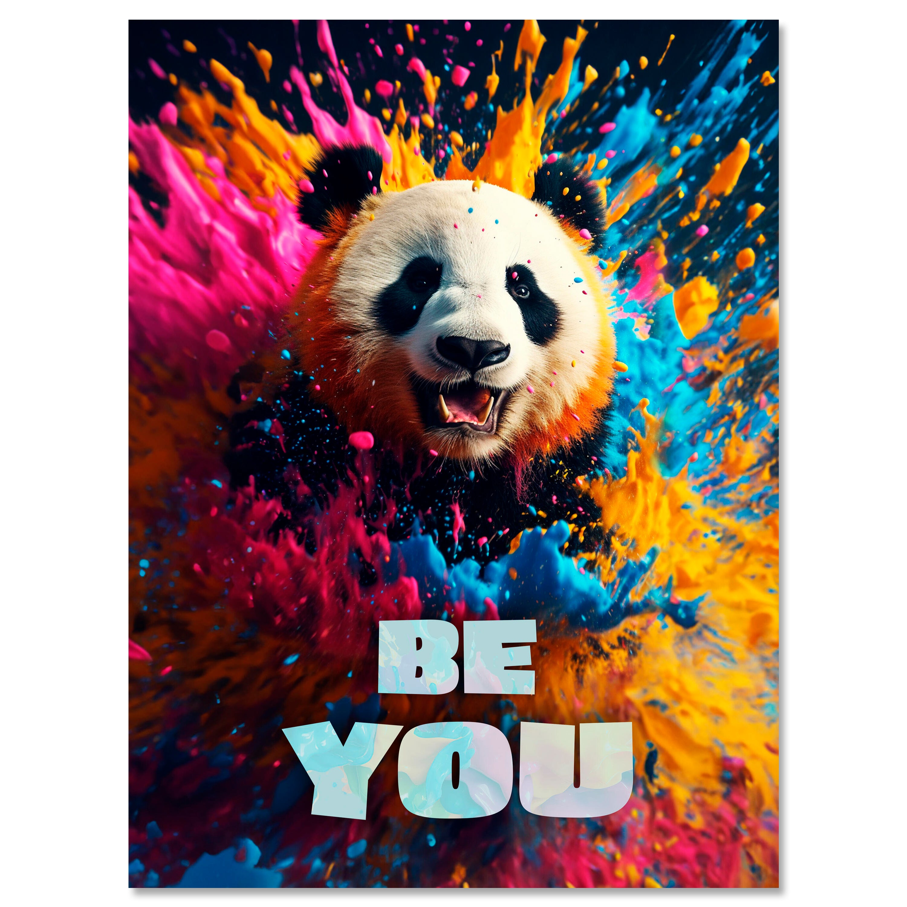 Leinwandbild Spruch Be You, Panda M0825 kaufen - Bild 1 Leinwandbild Spruch Be You, Panda M0825 kaufen - Bild 1