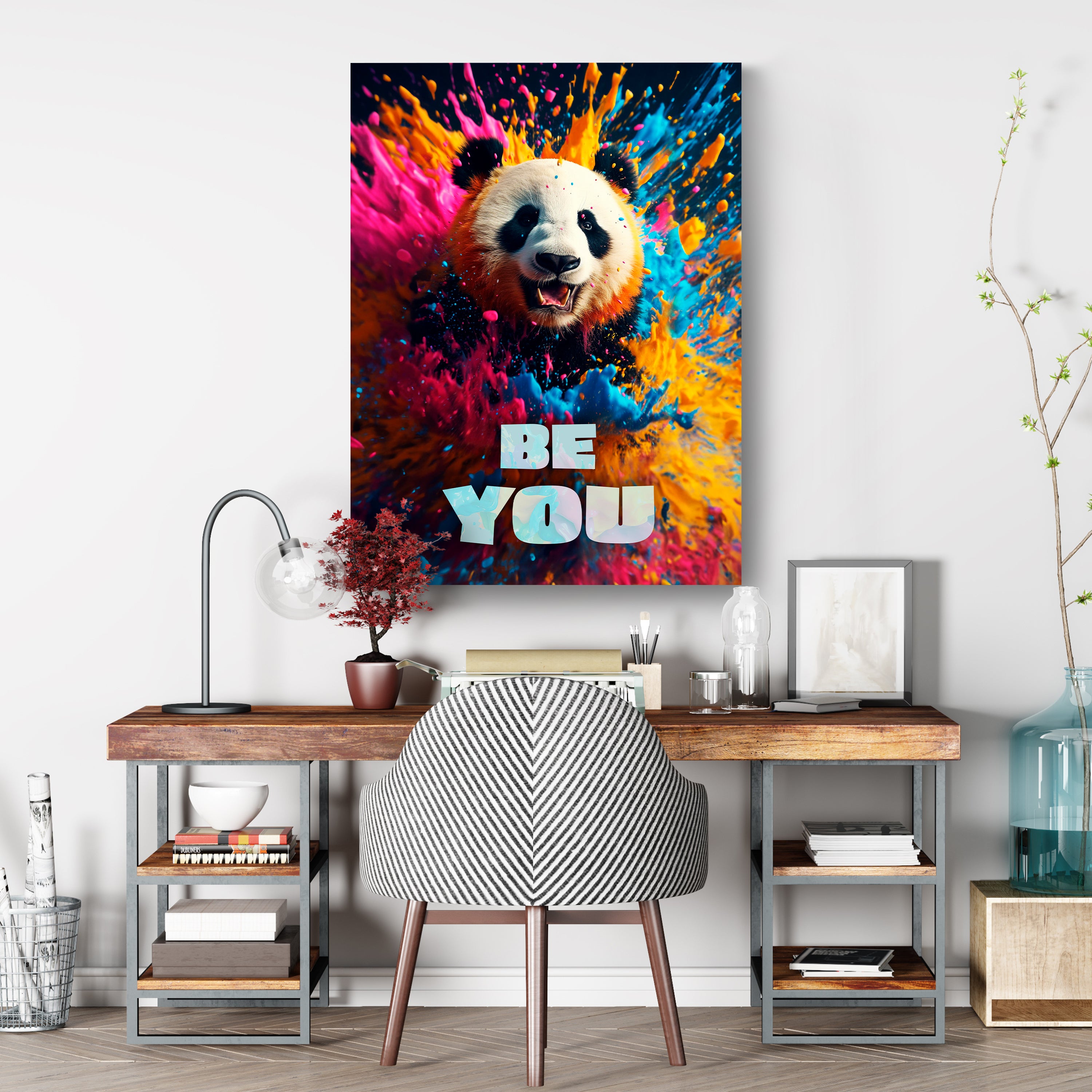 Leinwandbild Spruch Be You, Panda M0825 kaufen - Bild 3 Leinwandbild Spruch Be You, Panda M0825 kaufen - Bild 3