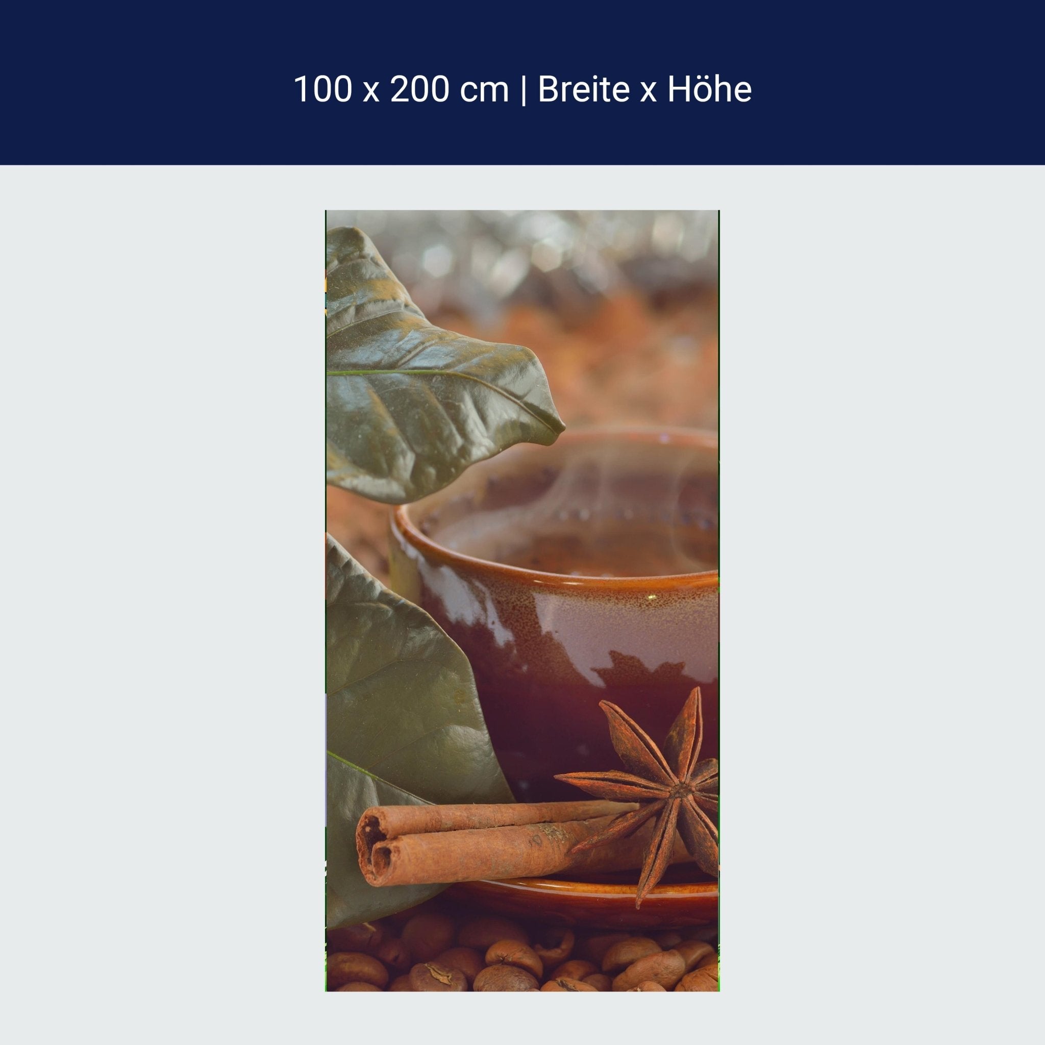 Türtapete Zimt, Anis und Kaffee M0828 Türtapete Zimt, Anis und Kaffee M0828