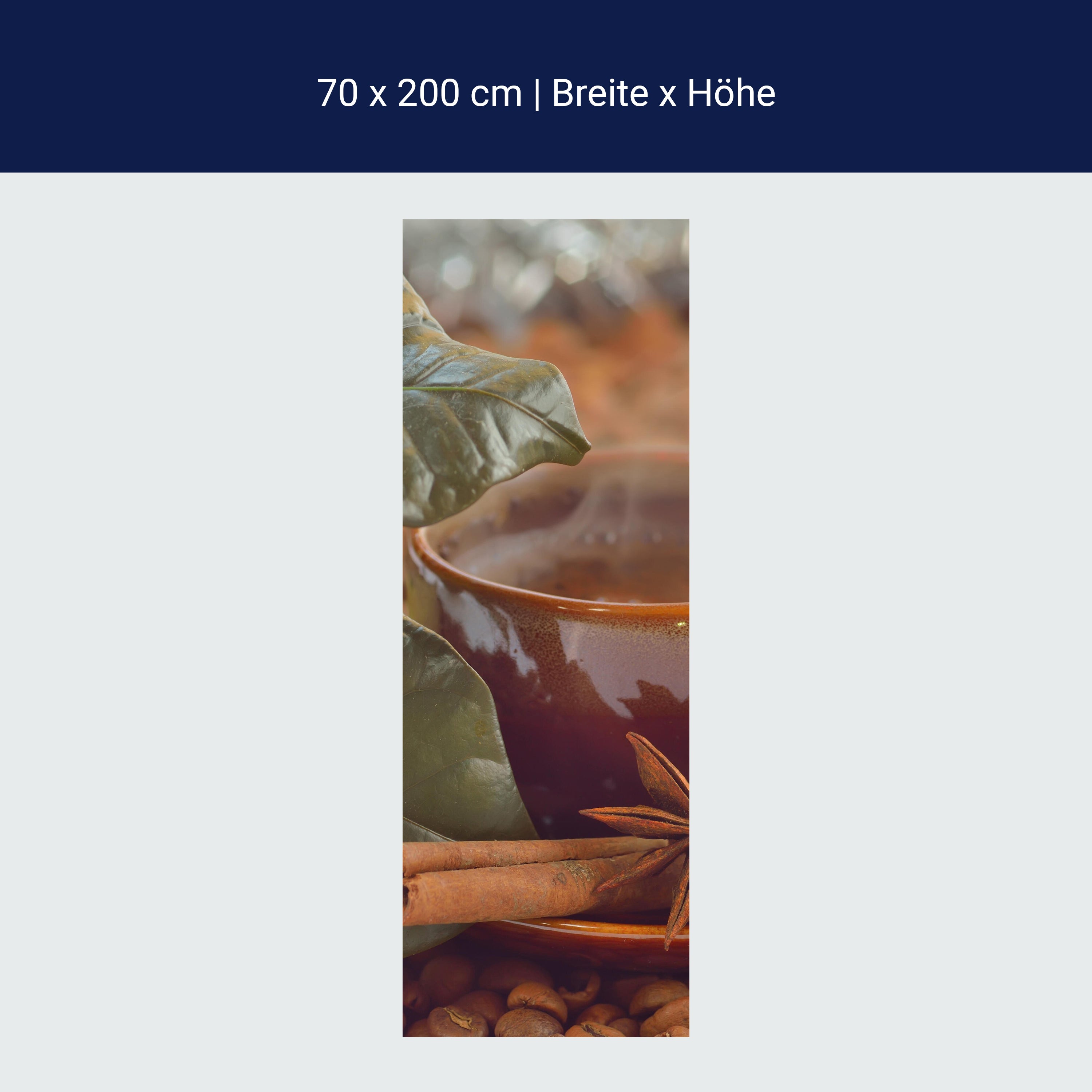 Türtapete Zimt, Anis und Kaffee M0828 Türtapete Zimt, Anis und Kaffee M0828