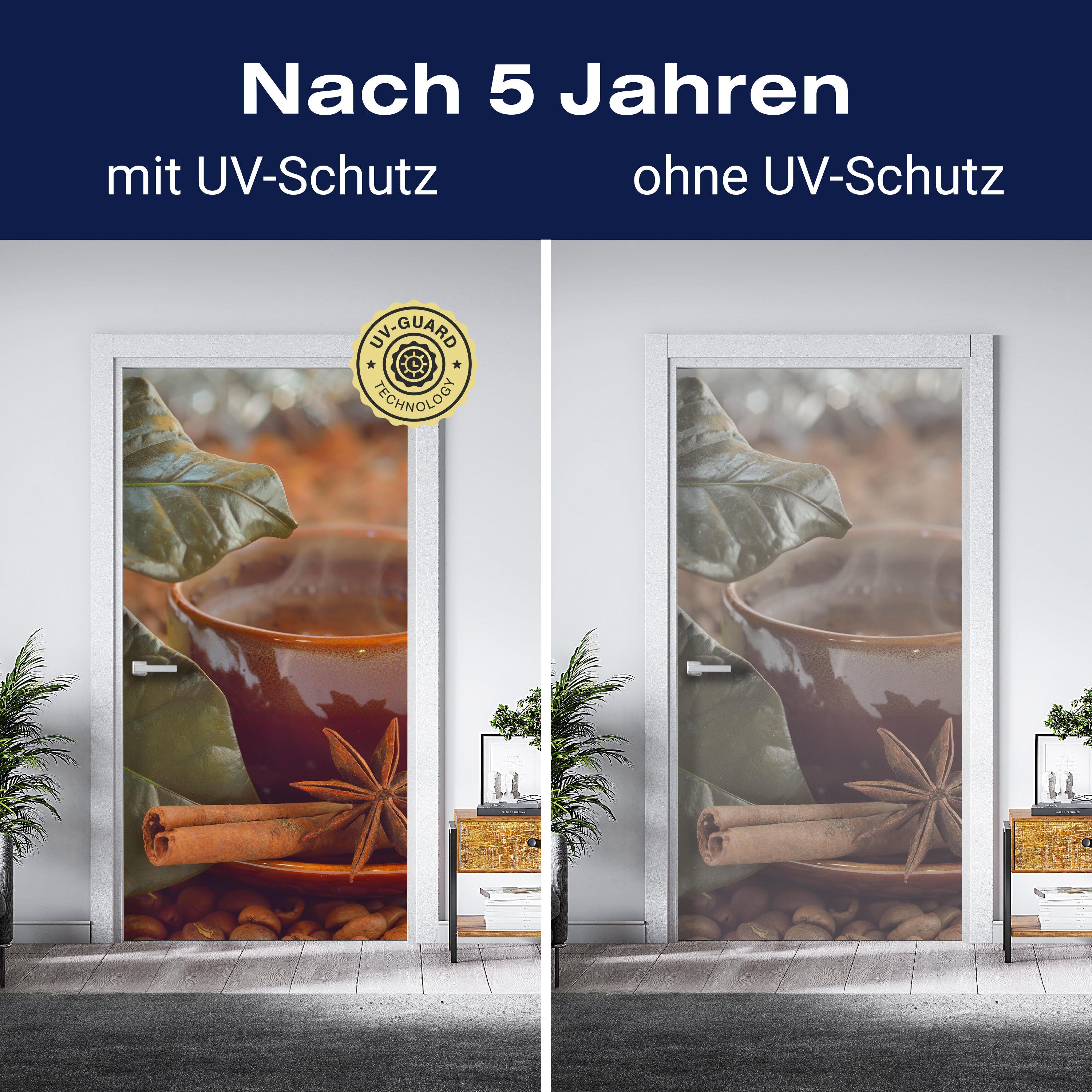 Türtapete Zimt, Anis und Kaffee M0828 - Bild 4 Türtapete Zimt, Anis und Kaffee M0828 - Bild 4