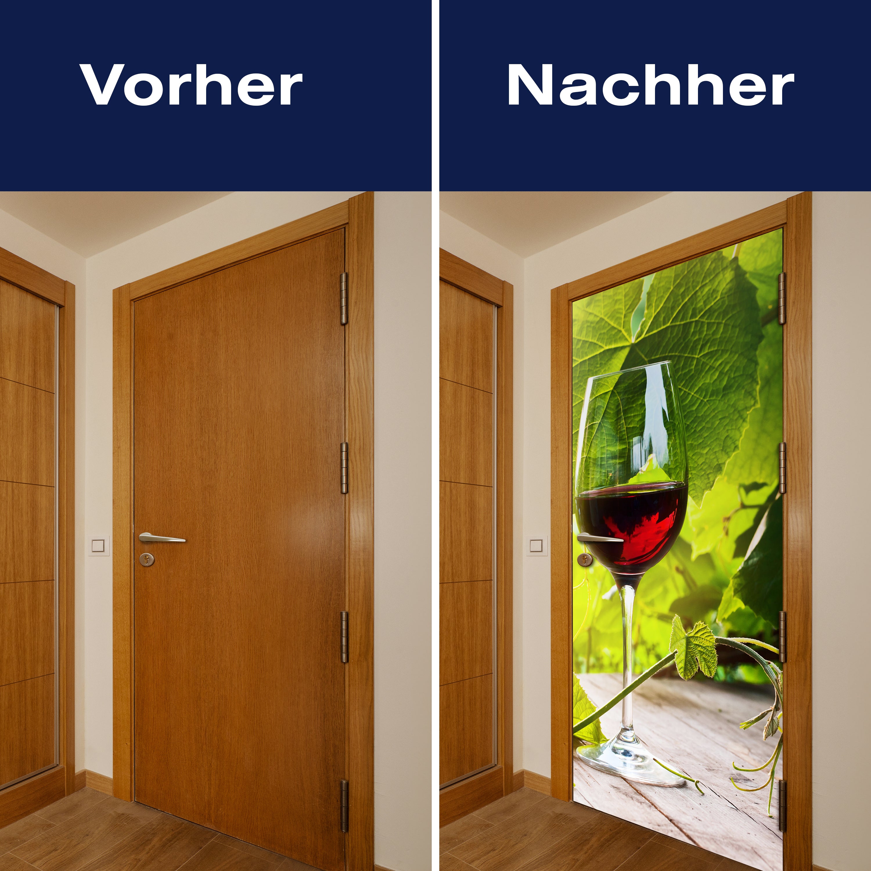 Türtapete Glas mit Rotwein im Weinberg M0830 - Bild 10 Türtapete Glas mit Rotwein im Weinberg M0830 - Bild 10