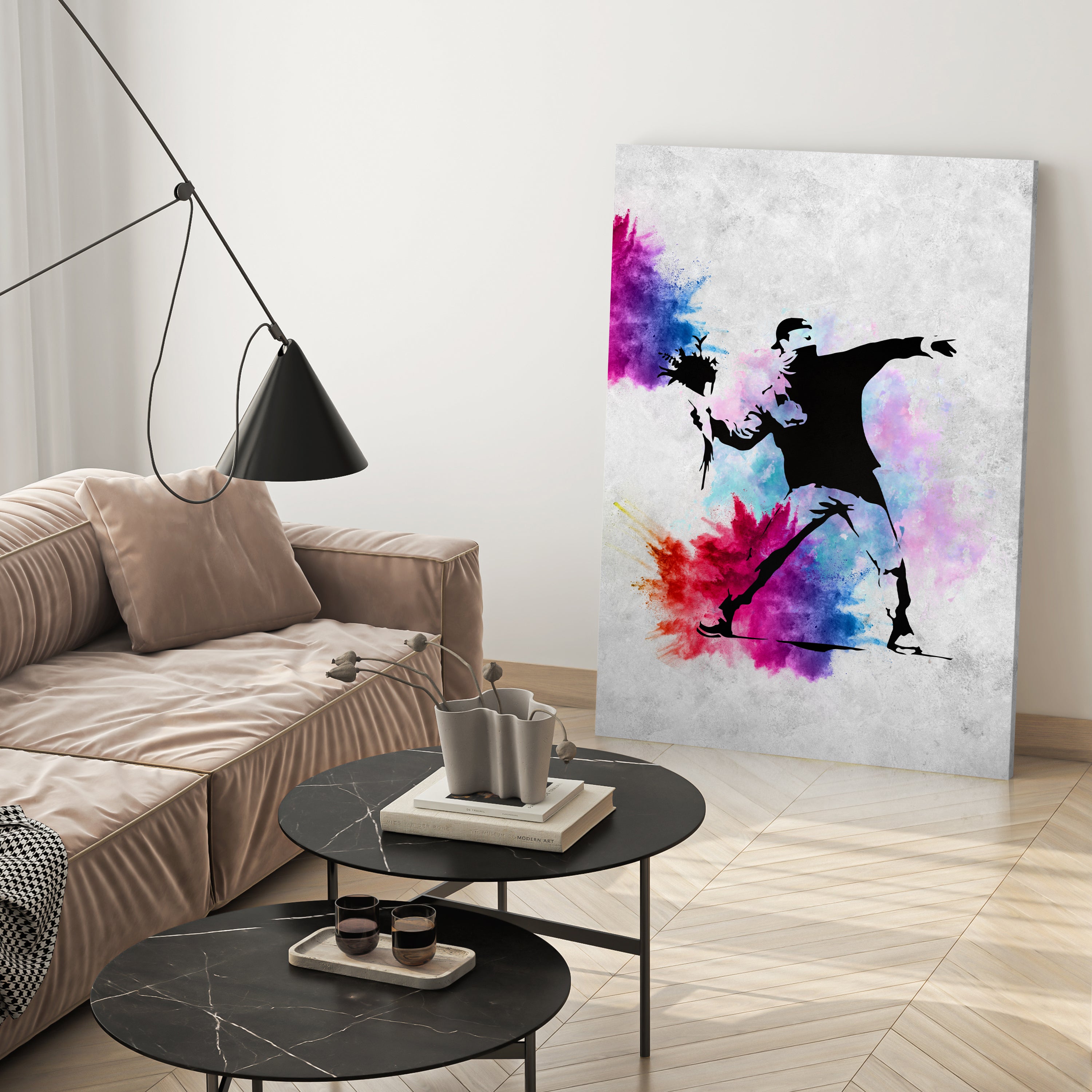 Leinwandbild Banksy Street Art M0833 kaufen - Bild 3 Leinwandbild Banksy Street Art M0833 kaufen - Bild 3