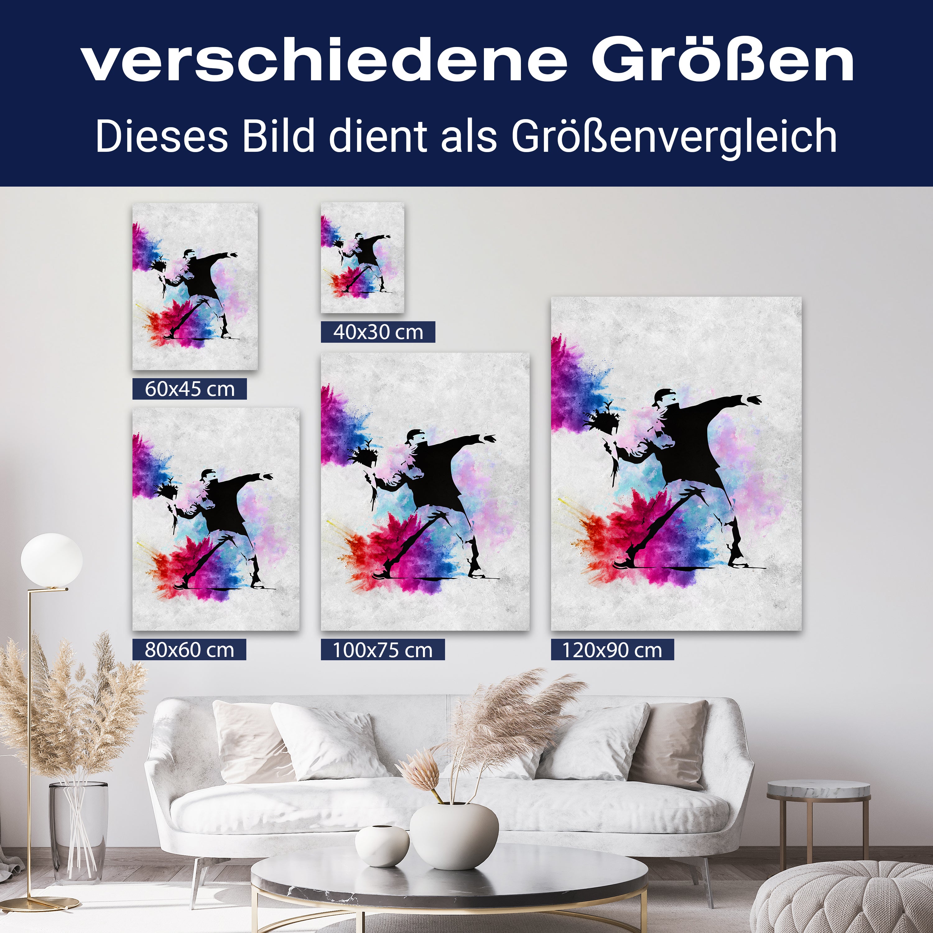 Leinwandbild Banksy Street Art M0833 kaufen - Bild 8 Leinwandbild Banksy Street Art M0833 kaufen - Bild 8
