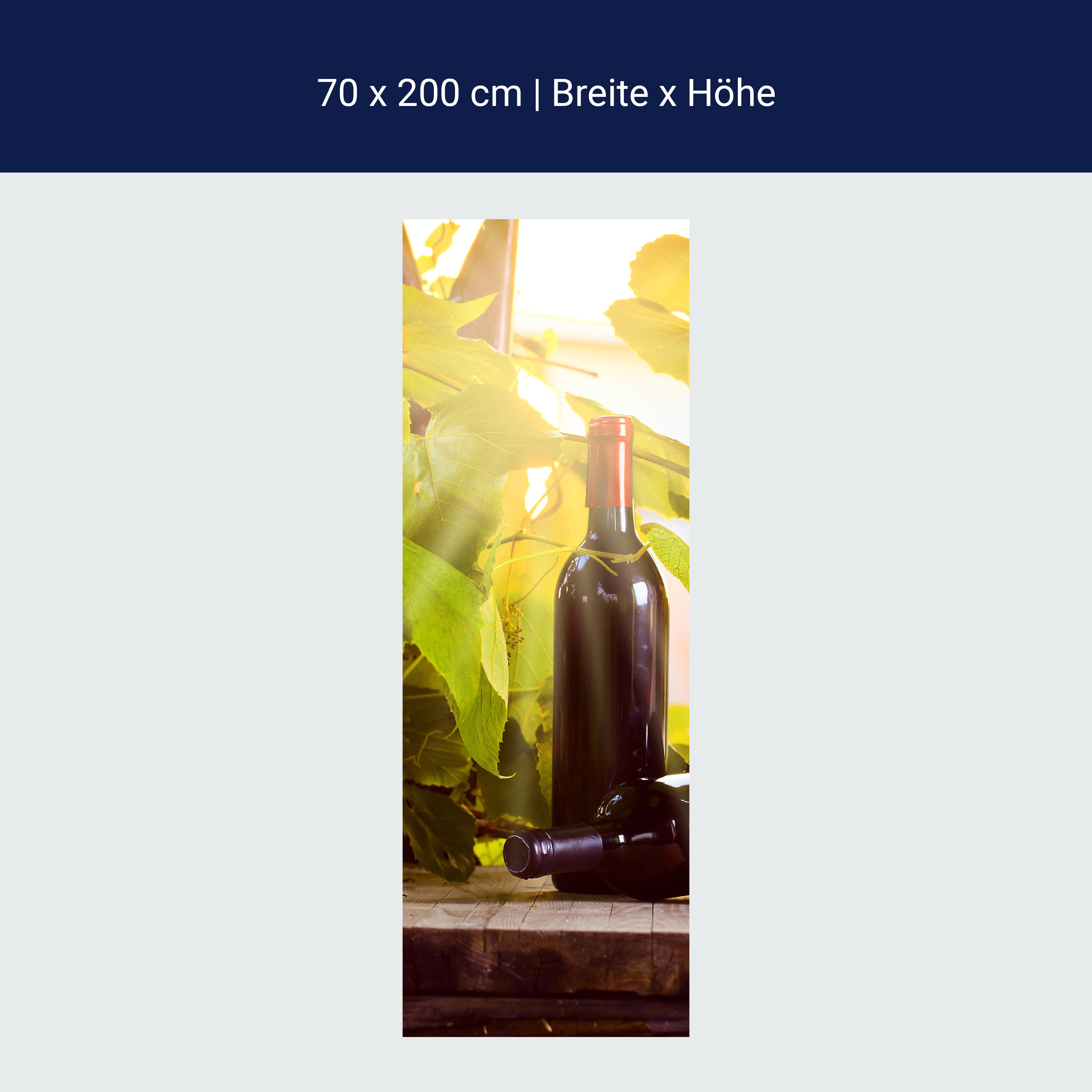 Türtapete Weinberg und Wein M0833 Türtapete Weinberg und Wein M0833