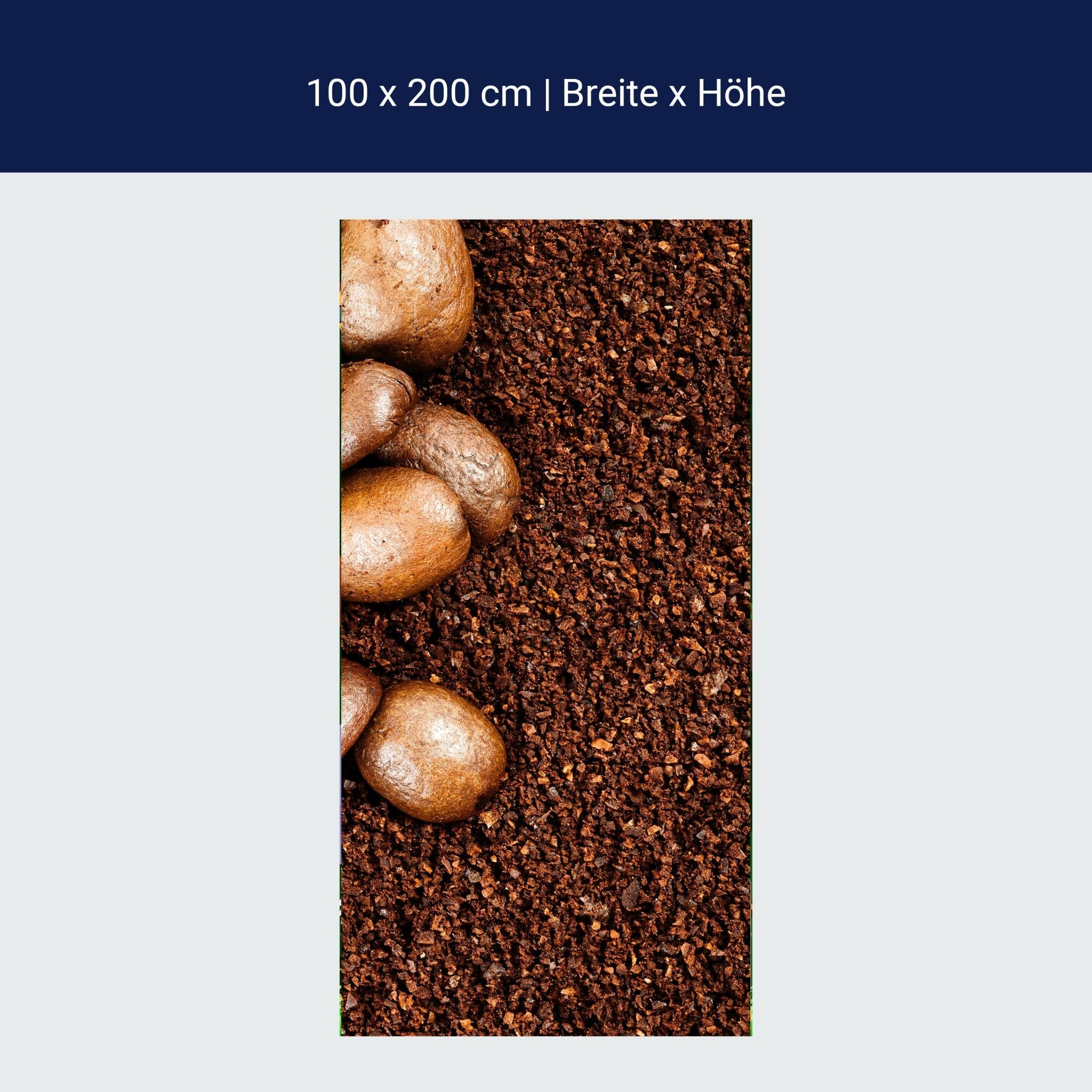 Türtapete Geröstete Kaffeebohnen M0835 Türtapete Geröstete Kaffeebohnen M0835