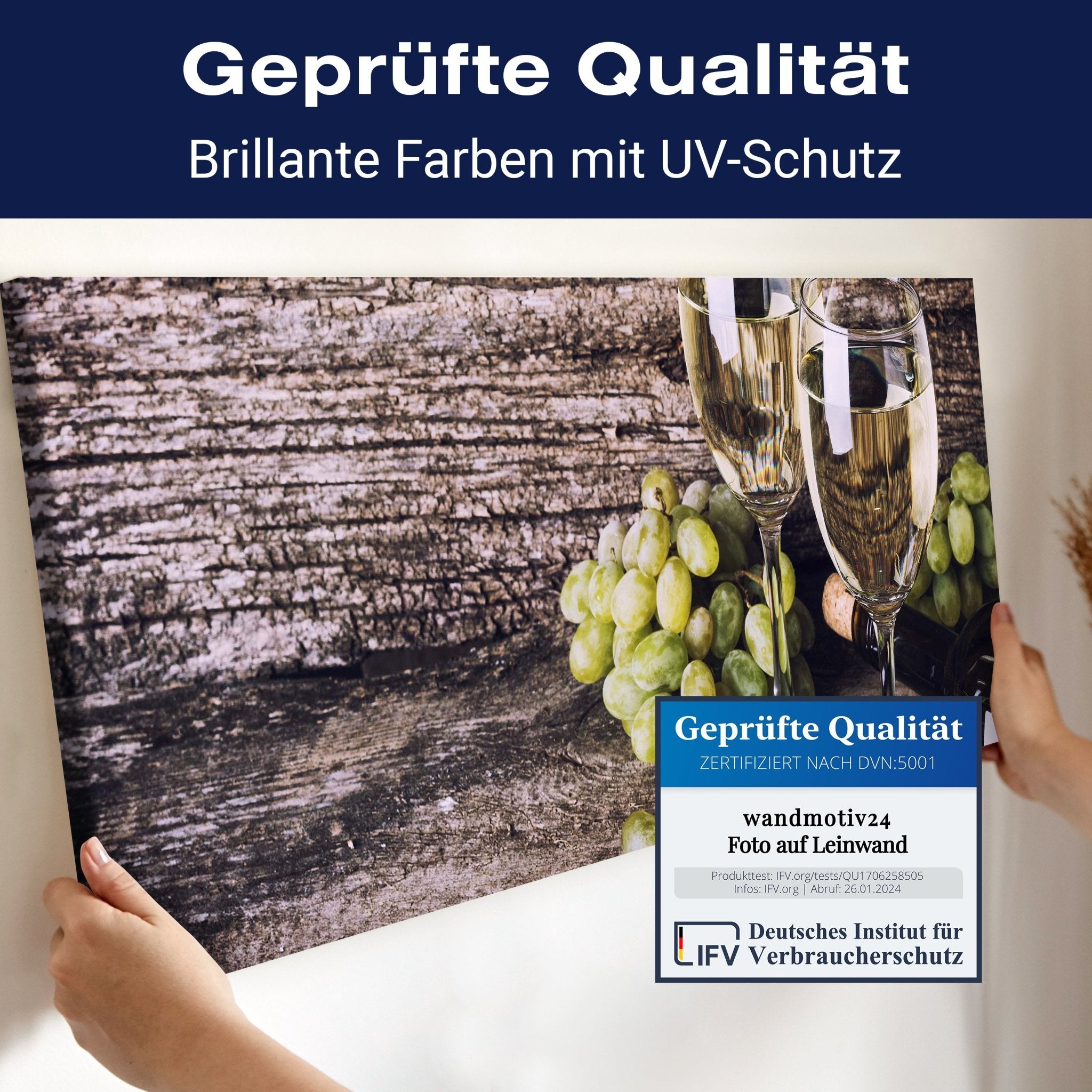 Leinwandbild alten hölzernen Hintergrund mit Gläser Weißwein M0837 kaufen - Bild 4 Leinwandbild alten hölzernen Hintergrund mit Gläser Weißwein M0837 kaufen - Bild 4