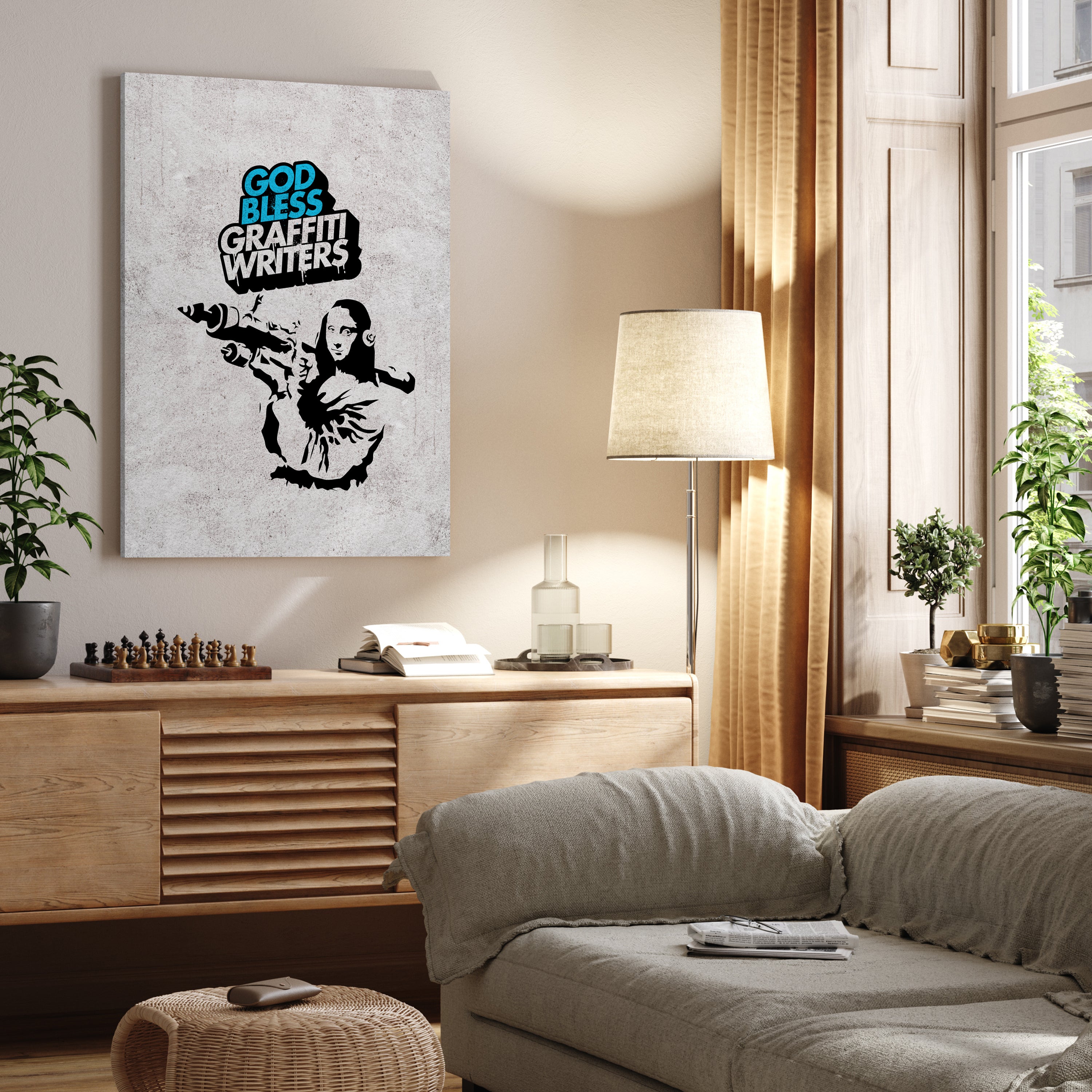 Leinwandbild Banksy Street Art M0840 kaufen - Bild 2 Leinwandbild Banksy Street Art M0840 kaufen - Bild 2