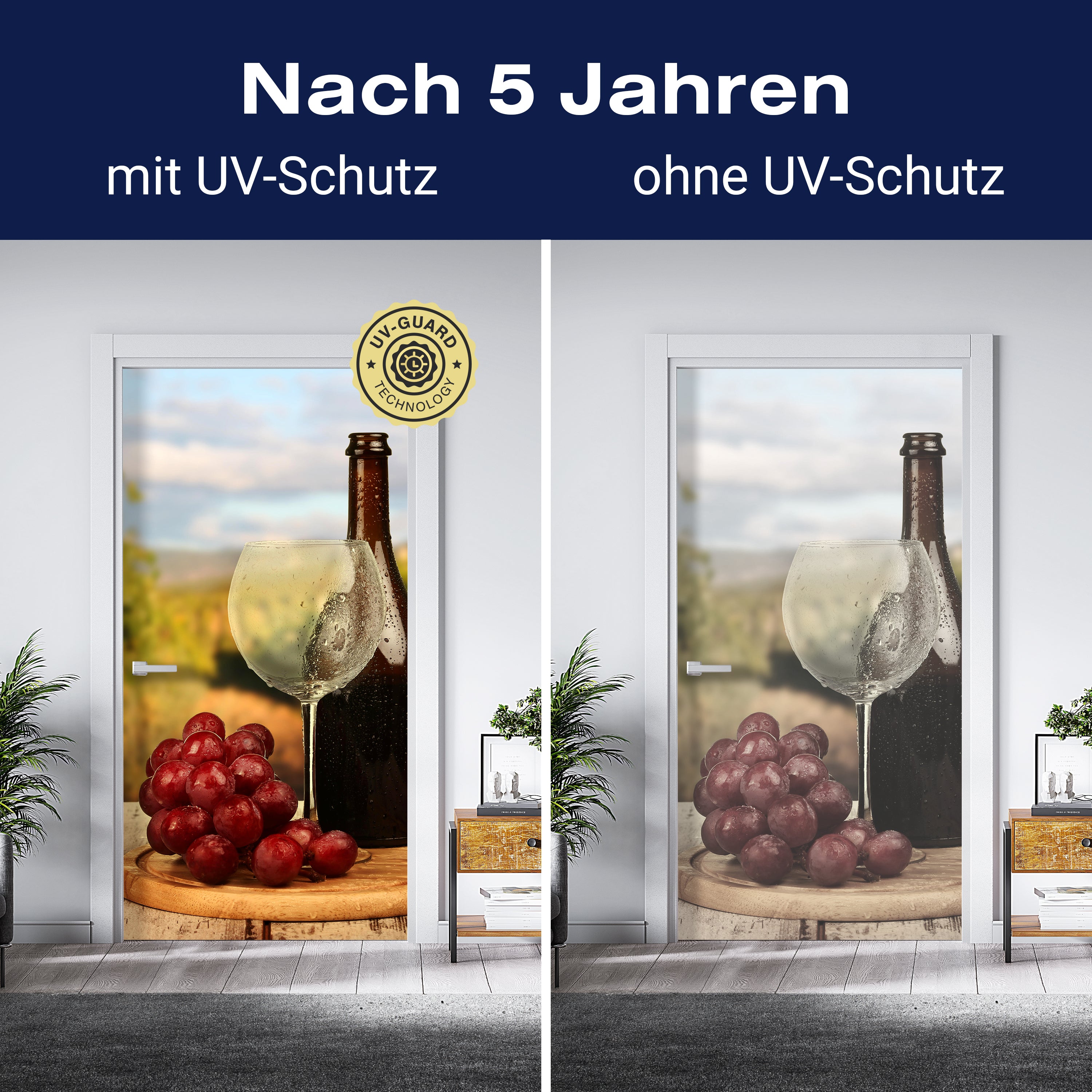 Türtapete Ein Glas Wein M0840 - Bild 4 Türtapete Ein Glas Wein M0840 - Bild 4