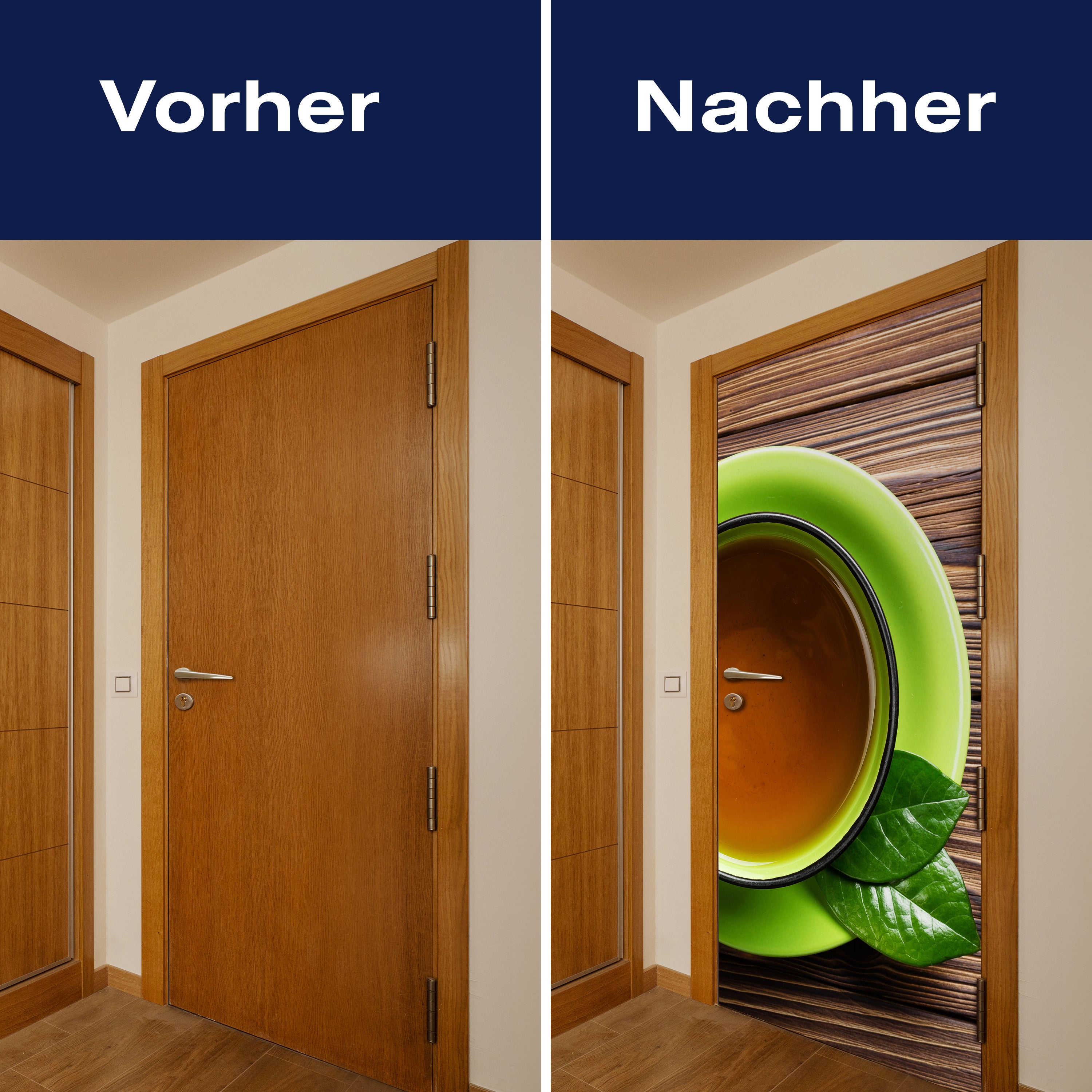 Türtapete Draufsicht auf eine Teetasse M0841 - Bild 10 Türtapete Draufsicht auf eine Teetasse M0841 - Bild 10