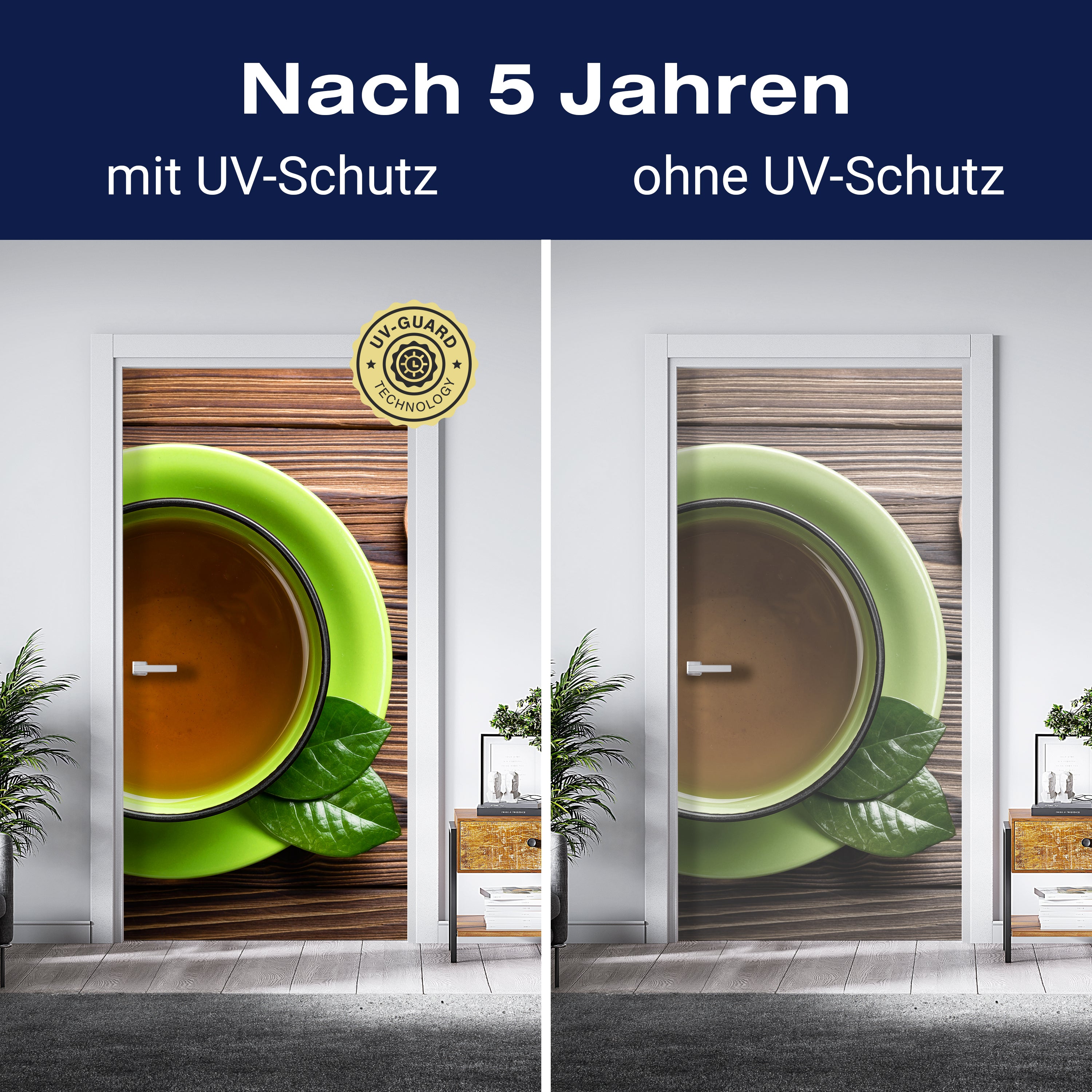 Türtapete Draufsicht auf eine Teetasse M0841 - Bild 4 Türtapete Draufsicht auf eine Teetasse M0841 - Bild 4