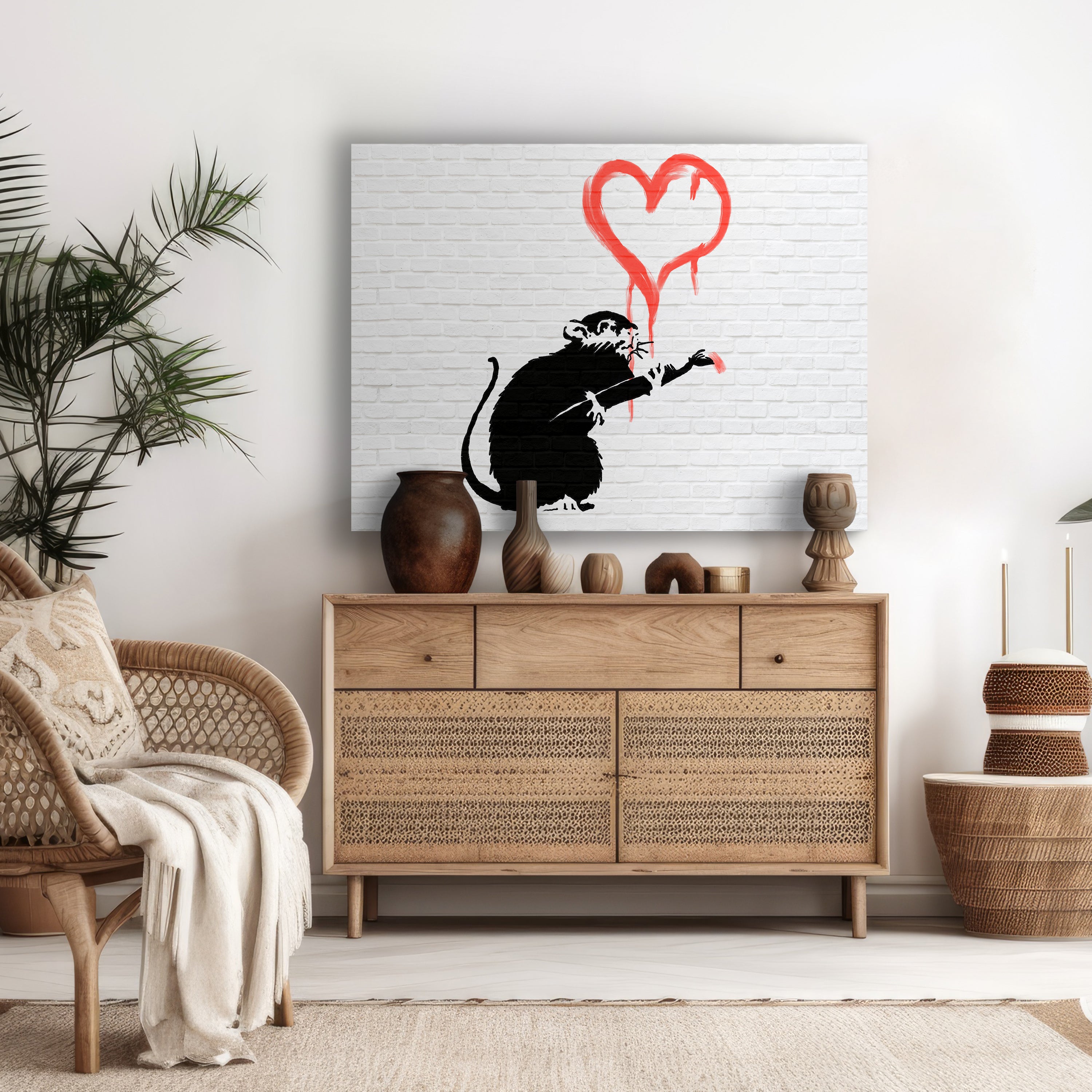 Leinwandbild Banksy Street Art M0843 kaufen - Bild 2 Leinwandbild Banksy Street Art M0843 kaufen - Bild 2