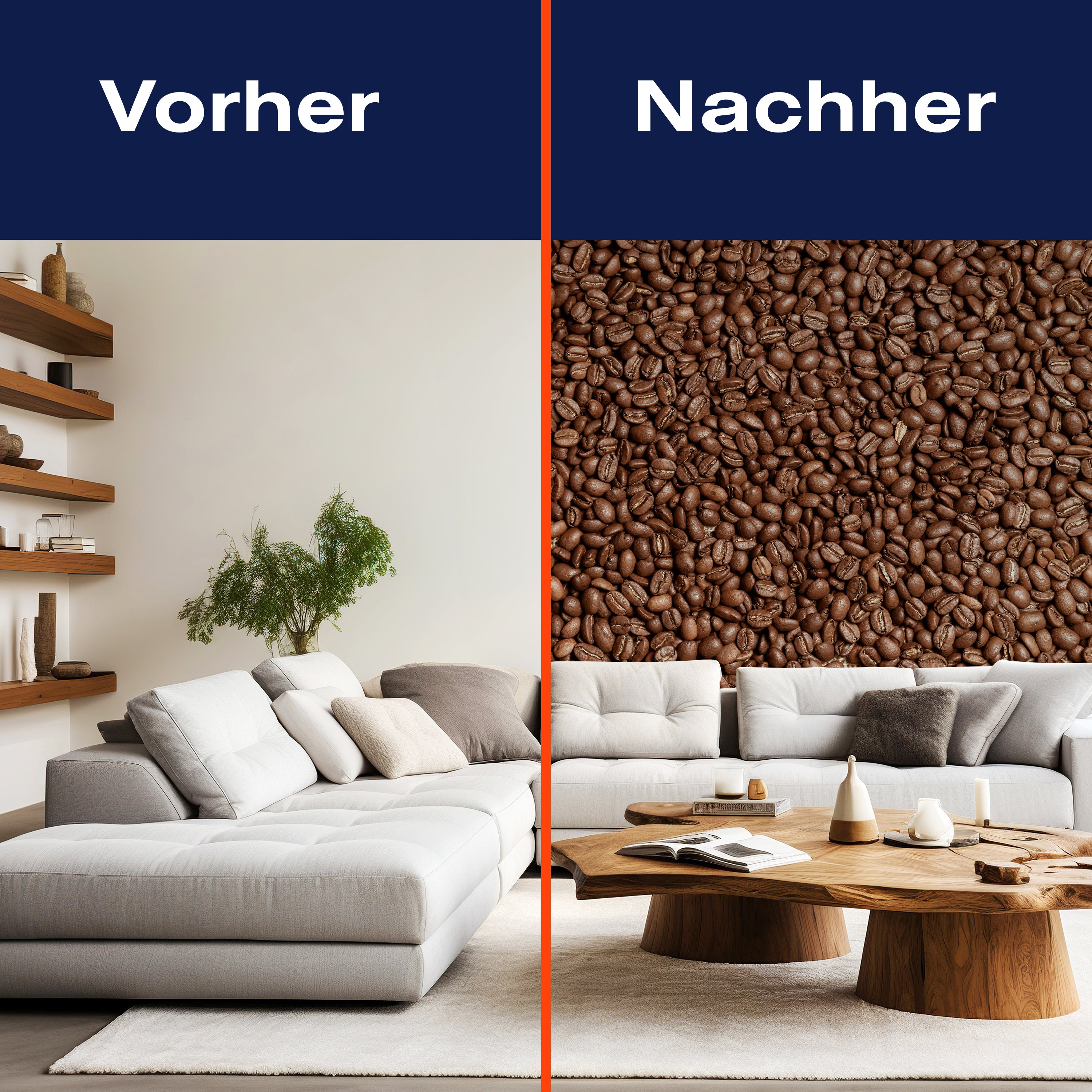 Fototapete braune Kaffeebohne geröstet M0843 - Bild 9 Fototapete braune Kaffeebohne geröstet M0843 - Bild 9