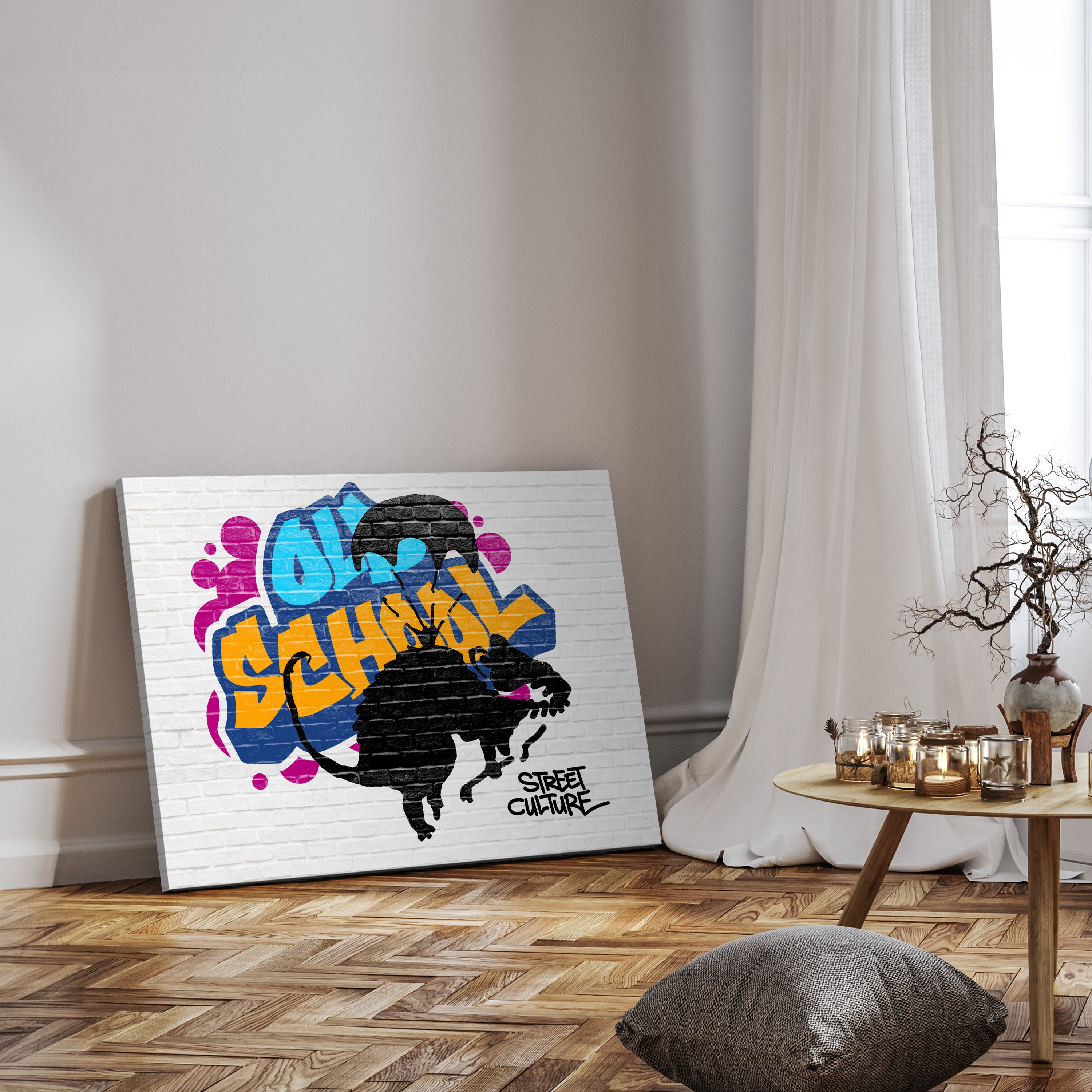 Leinwandbild Banksy Street Art M0844 kaufen - Bild 3 Leinwandbild Banksy Street Art M0844 kaufen - Bild 3