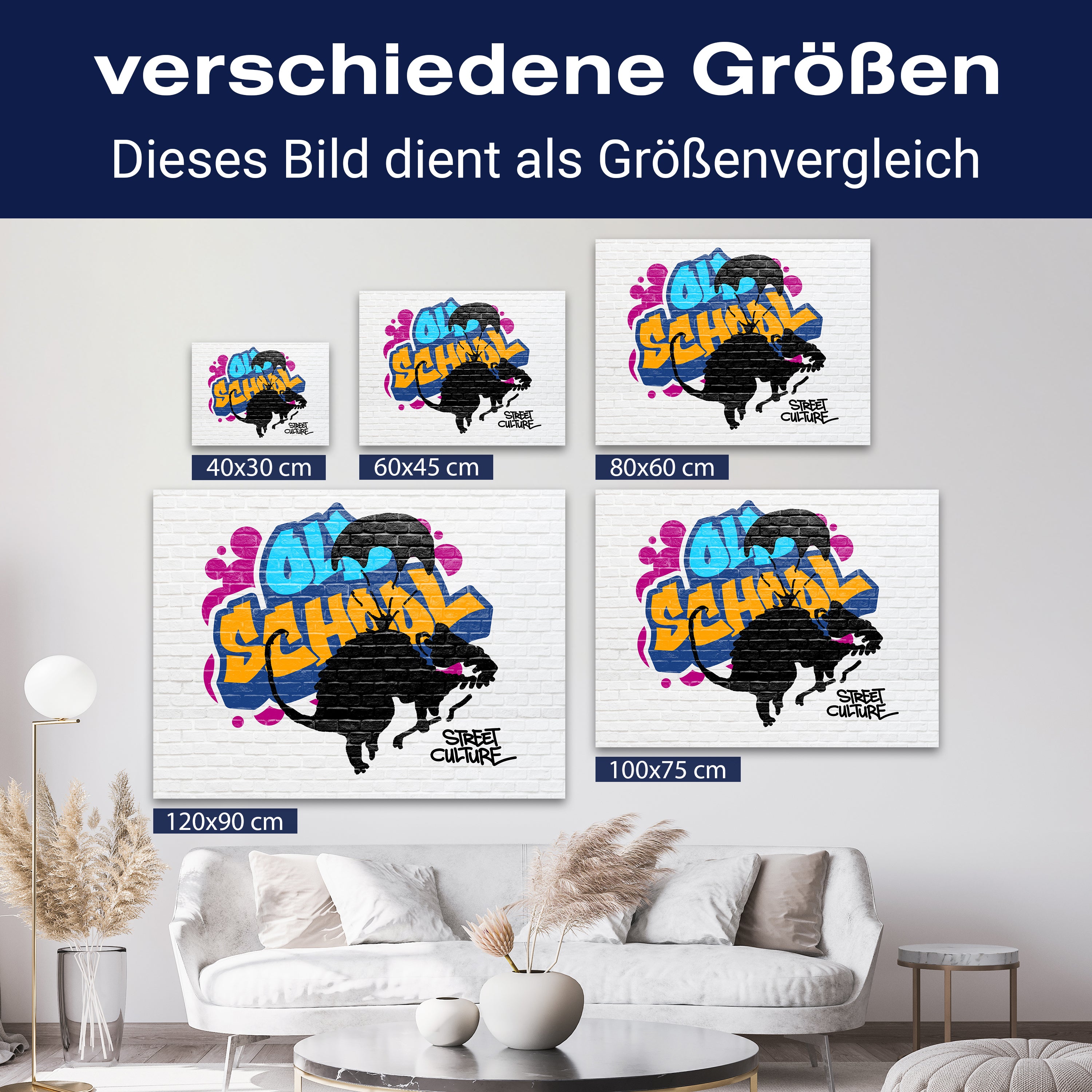 Leinwandbild Banksy Street Art M0844 kaufen - Bild 8 Leinwandbild Banksy Street Art M0844 kaufen - Bild 8