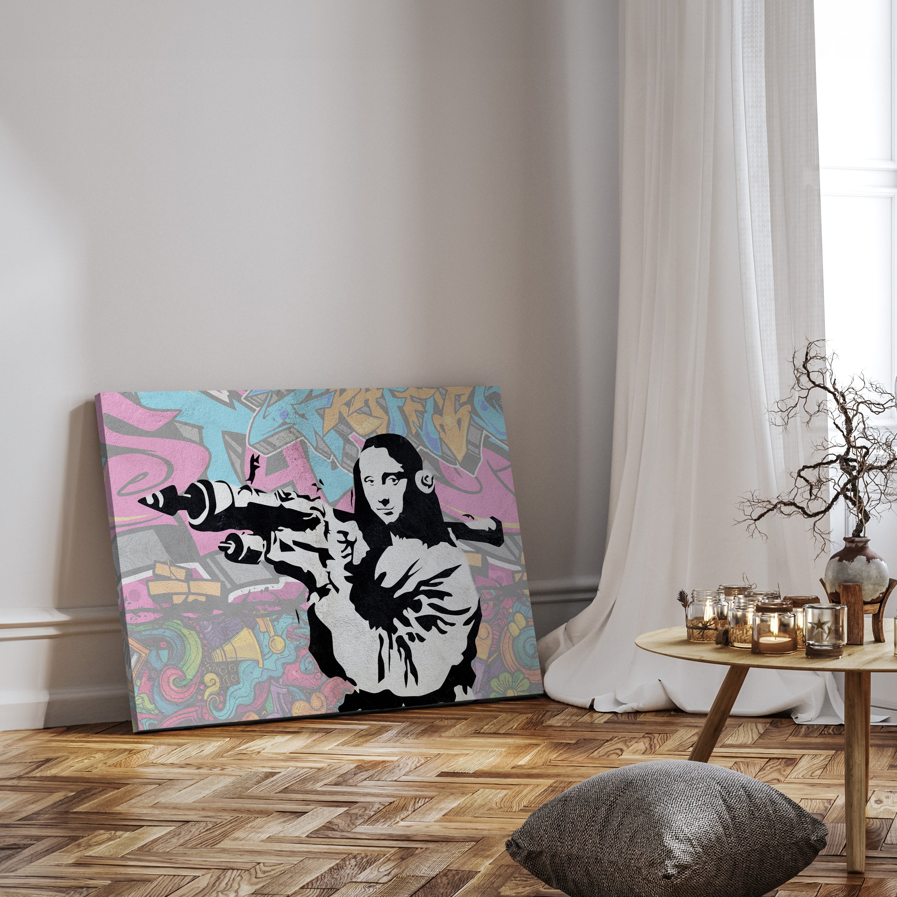 Leinwandbild Banksy Street Art M0845 kaufen - Bild 3 Leinwandbild Banksy Street Art M0845 kaufen - Bild 3