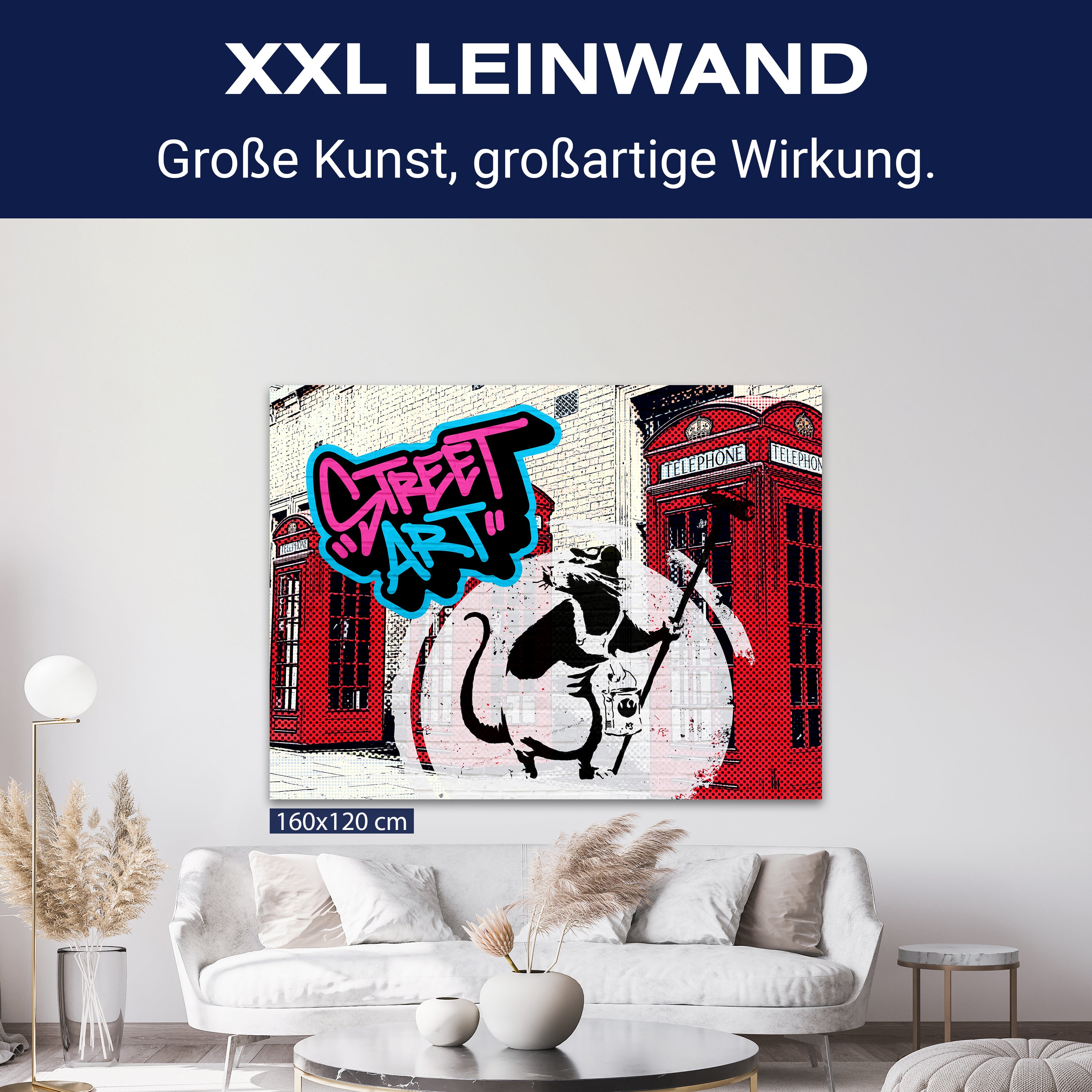 Leinwandbild Banksy Street Art M0846 kaufen - Bild 9 Leinwandbild Banksy Street Art M0846 kaufen - Bild 9