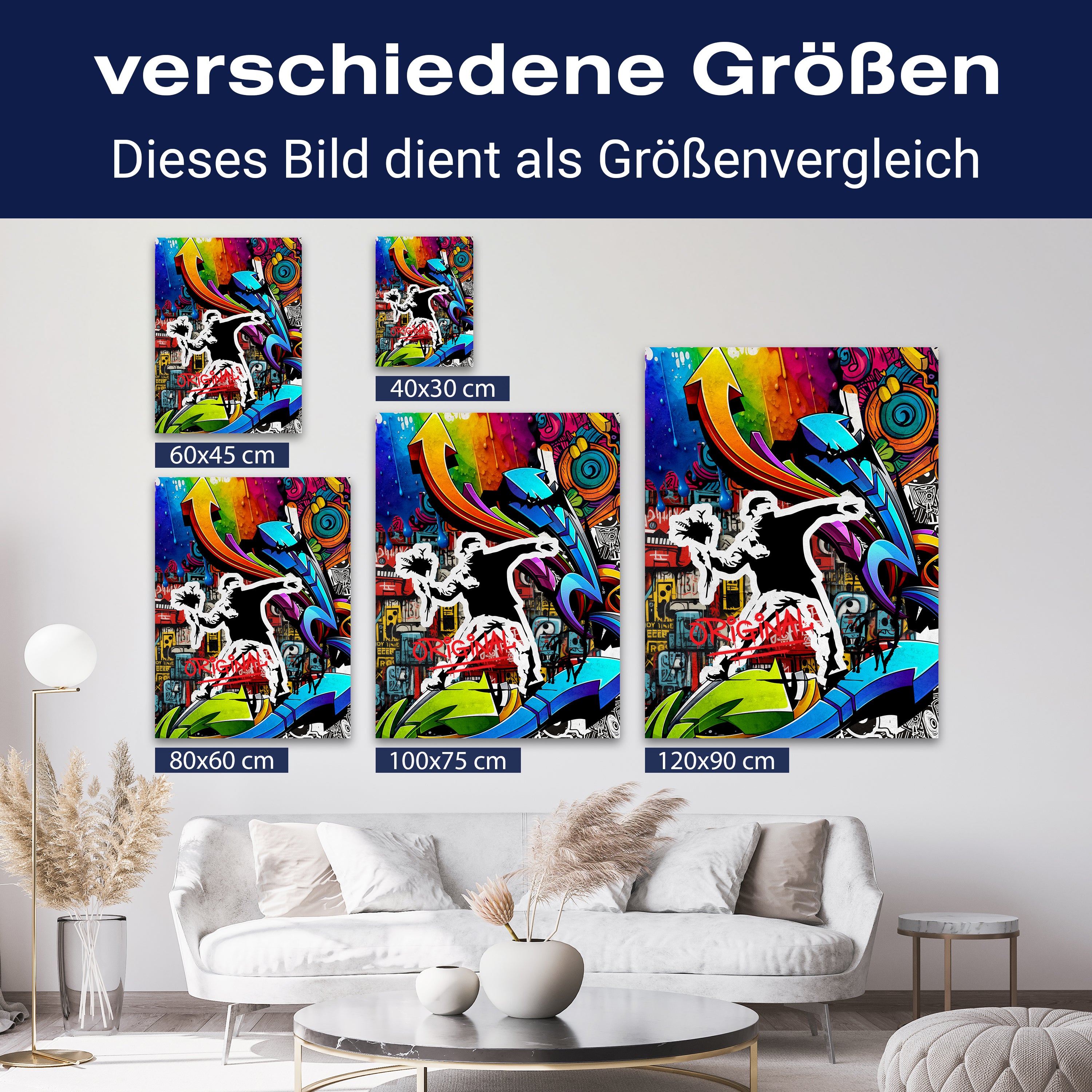 Leinwandbild Banksy Street Art M0847 kaufen - Bild 8 Leinwandbild Banksy Street Art M0847 kaufen - Bild 8