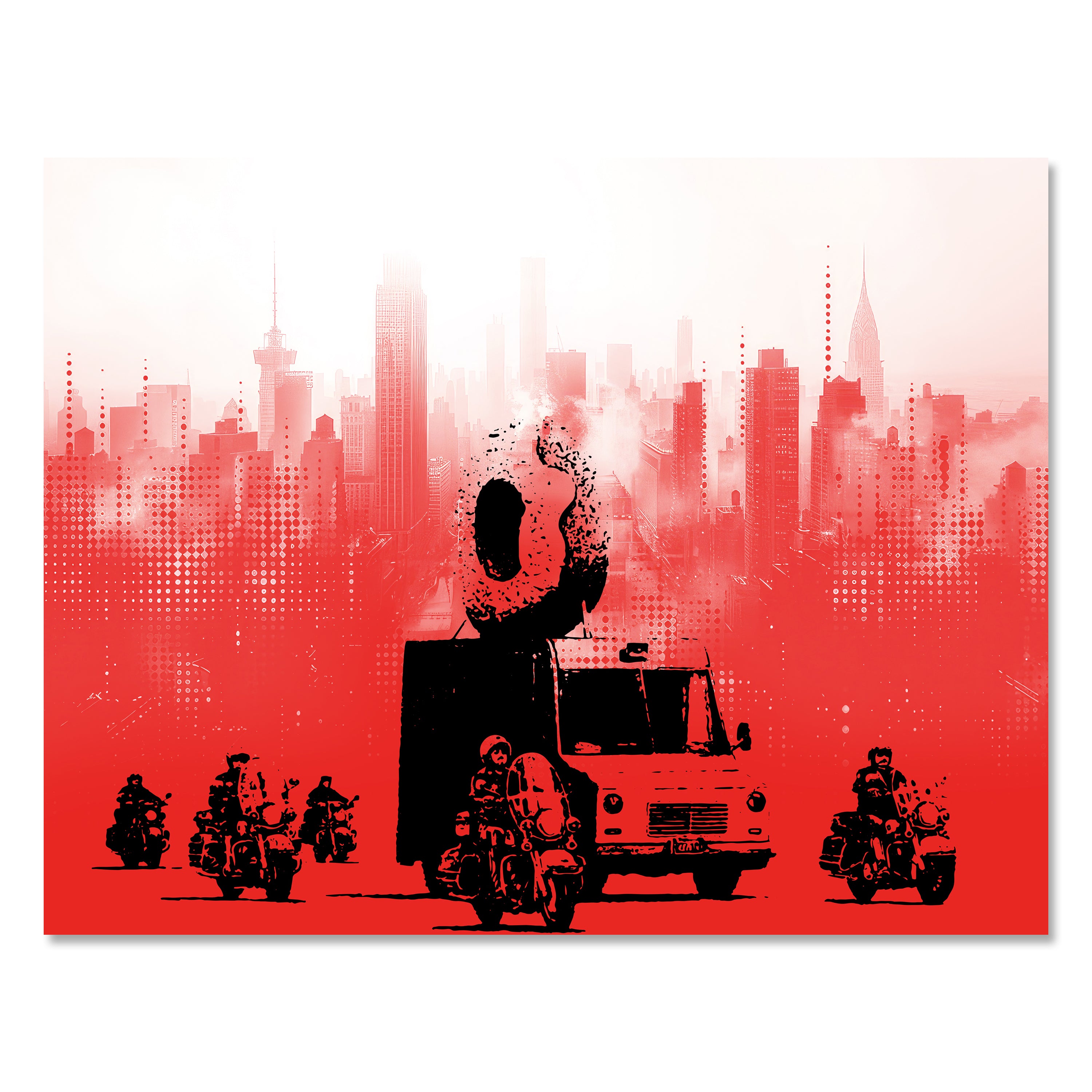 Leinwandbild Banksy Street Art M0848 kaufen - Bild 1 Leinwandbild Banksy Street Art M0848 kaufen - Bild 1