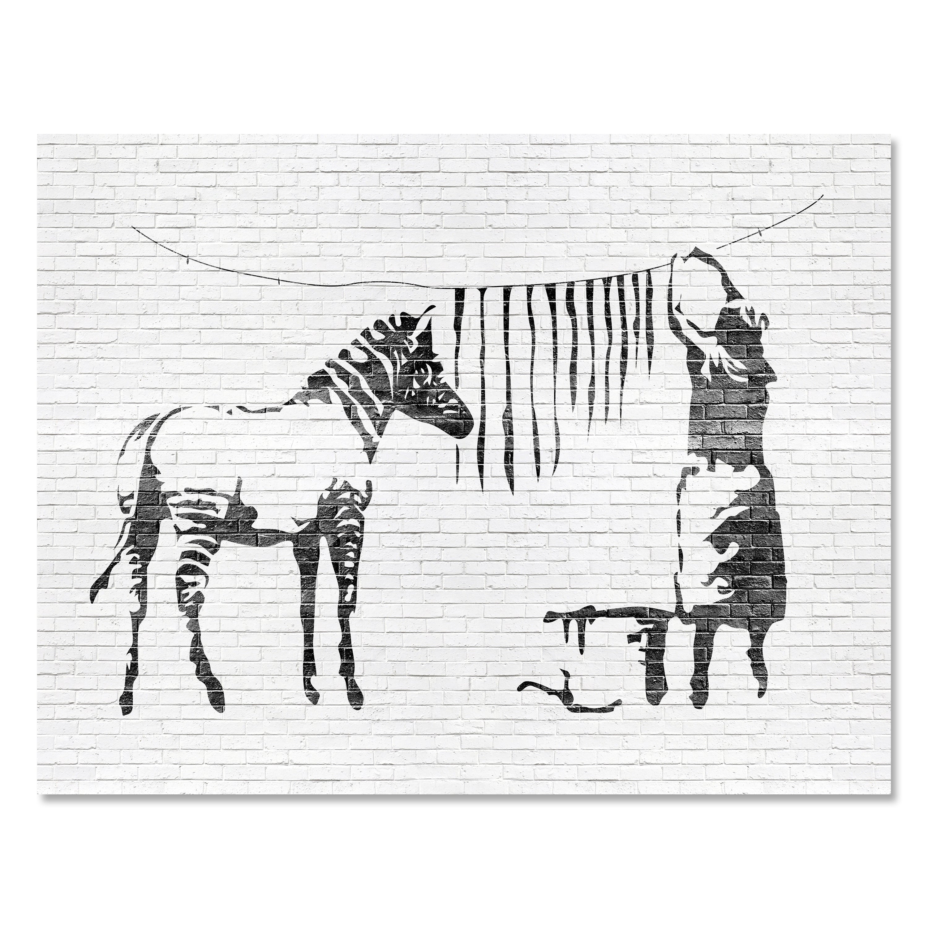 Leinwandbild Banksy Street Art M0849 kaufen - Bild 1 Leinwandbild Banksy Street Art M0849 kaufen - Bild 1