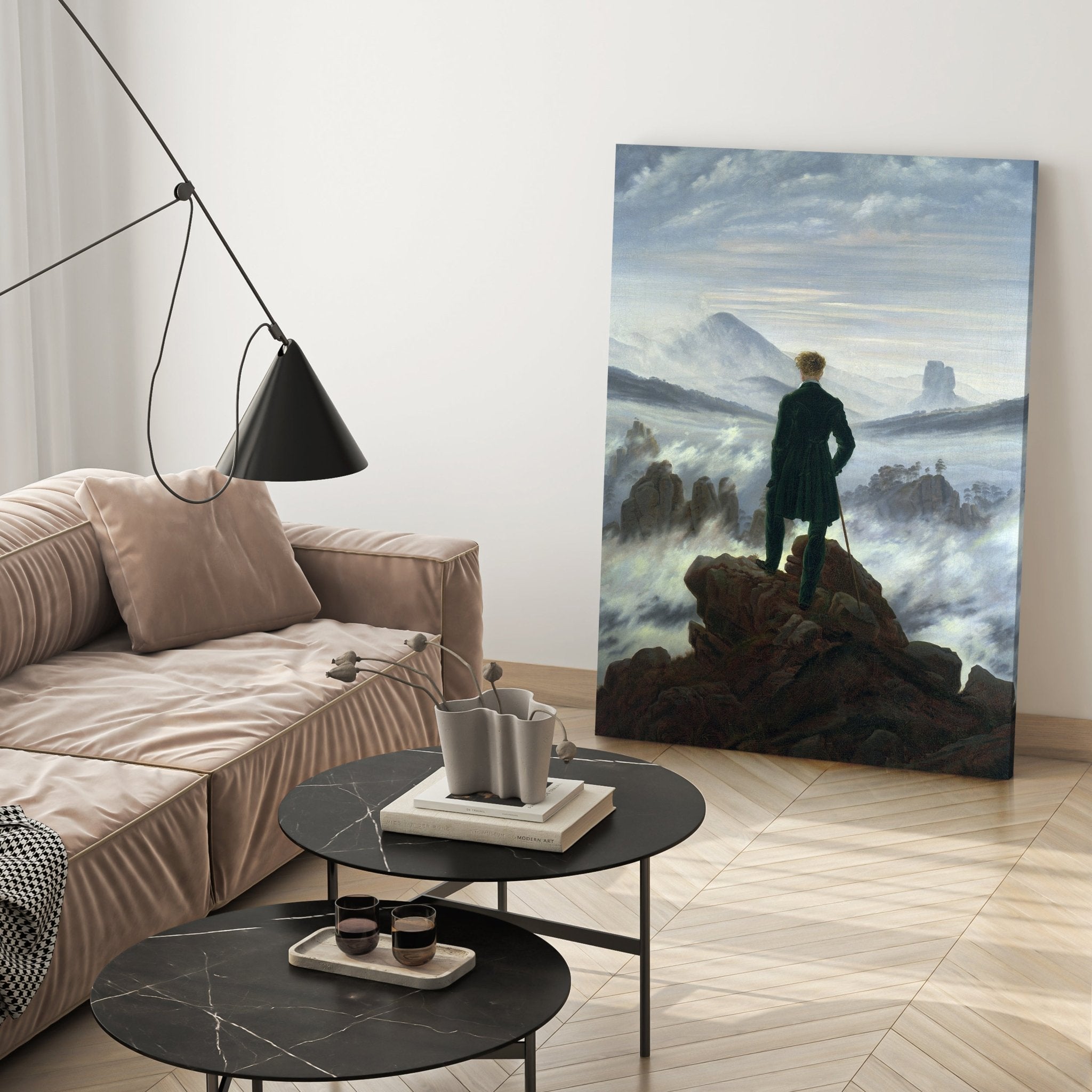 Leinwandbild Der Wanderer Caspar David Friedrich M0851 kaufen - Bild 3 Leinwandbild Der Wanderer Caspar David Friedrich M0851 kaufen - Bild 3