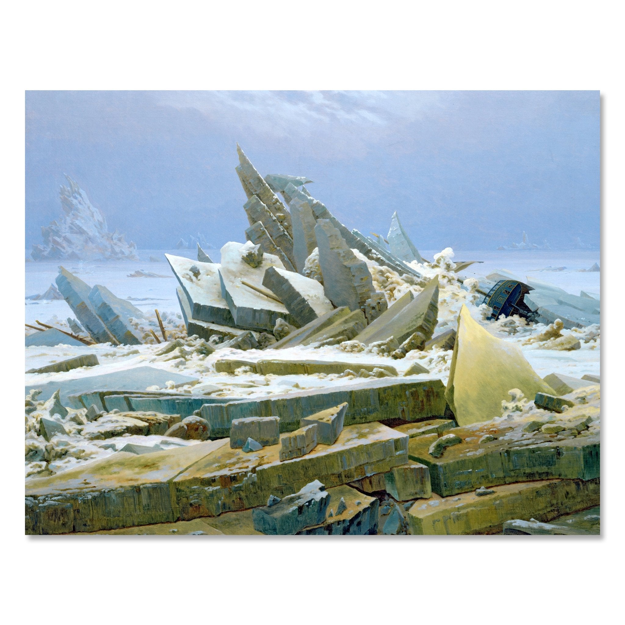 Leinwandbild Eislandschaft Caspar David Friedrich M0853 kaufen - Bild 1 Leinwandbild Eislandschaft Caspar David Friedrich M0853 kaufen - Bild 1
