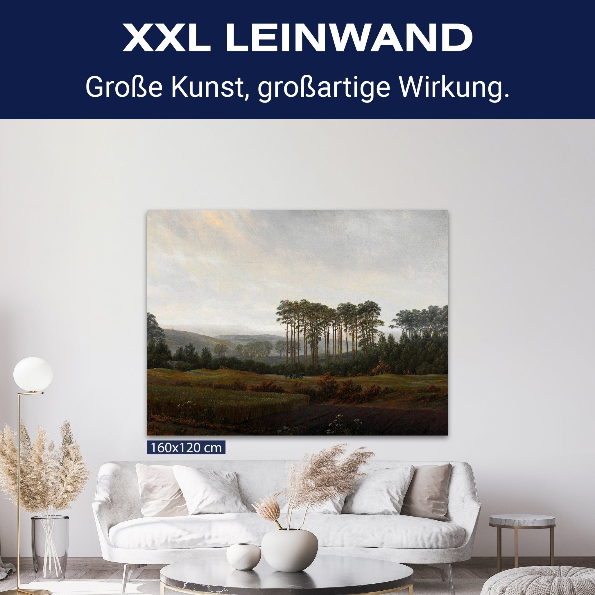 Leinwandbild Baumgruppe Caspar David Friedrich M0858 kaufen - Bild 9 Leinwandbild Baumgruppe Caspar David Friedrich M0858 kaufen - Bild 9