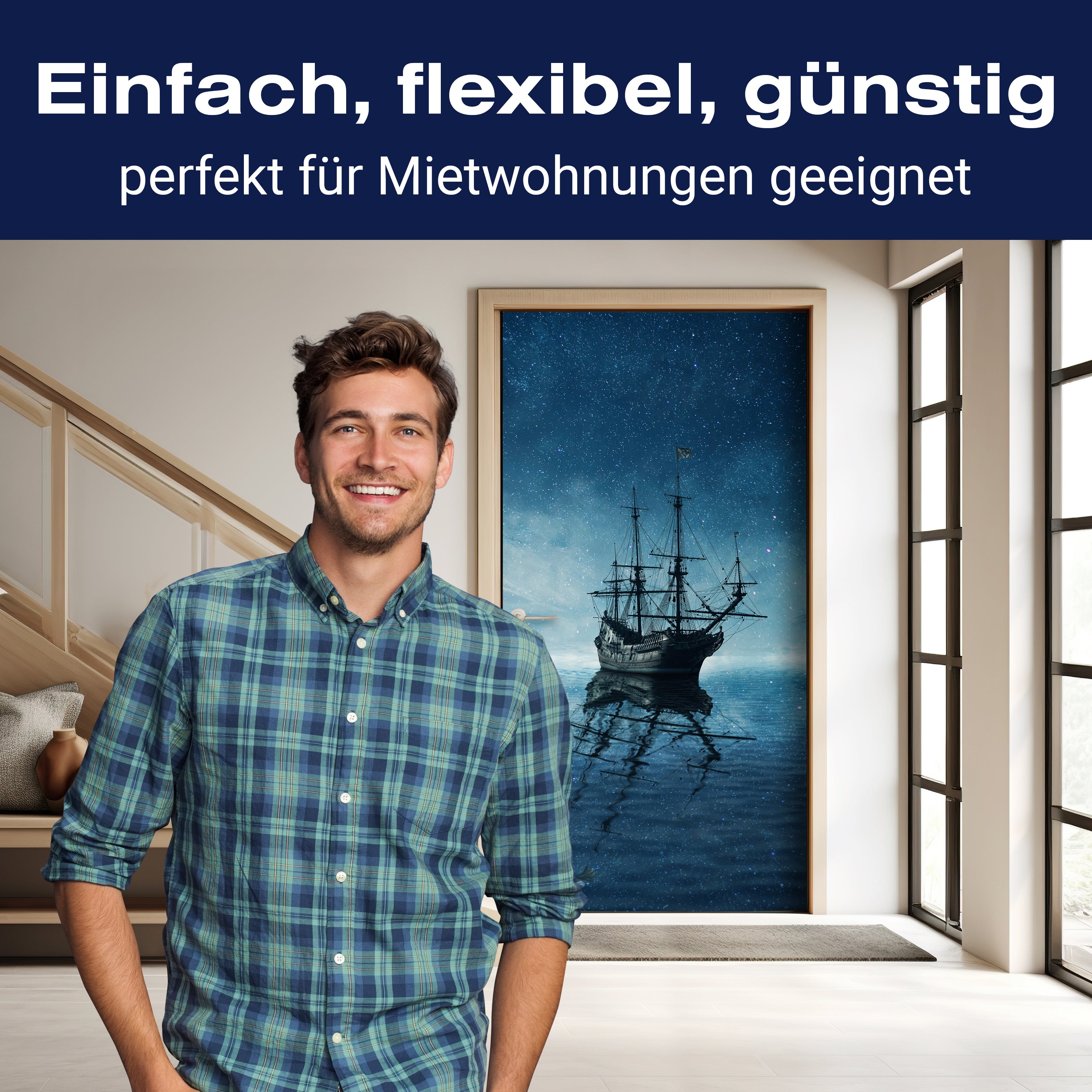 Türtapete Geisterpiratenschiff M0858 - Bild 3 Türtapete Geisterpiratenschiff M0858 - Bild 3