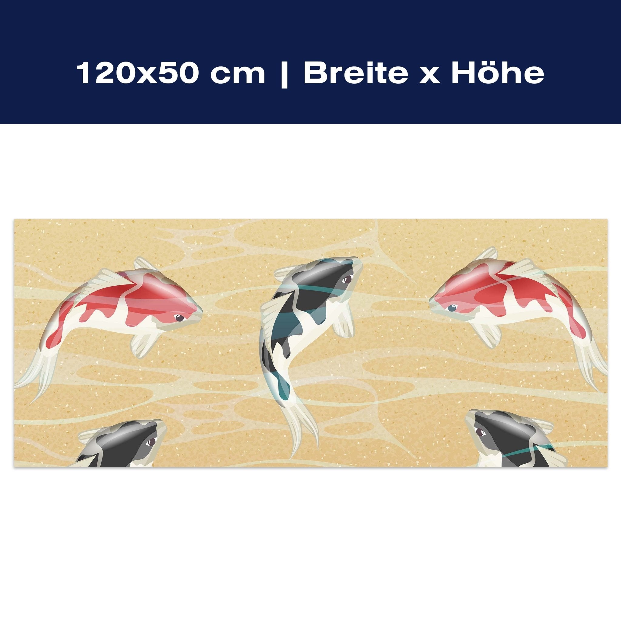 Leinwandbild japanische koi fische M0860 Leinwandbild japanische koi fische M0860