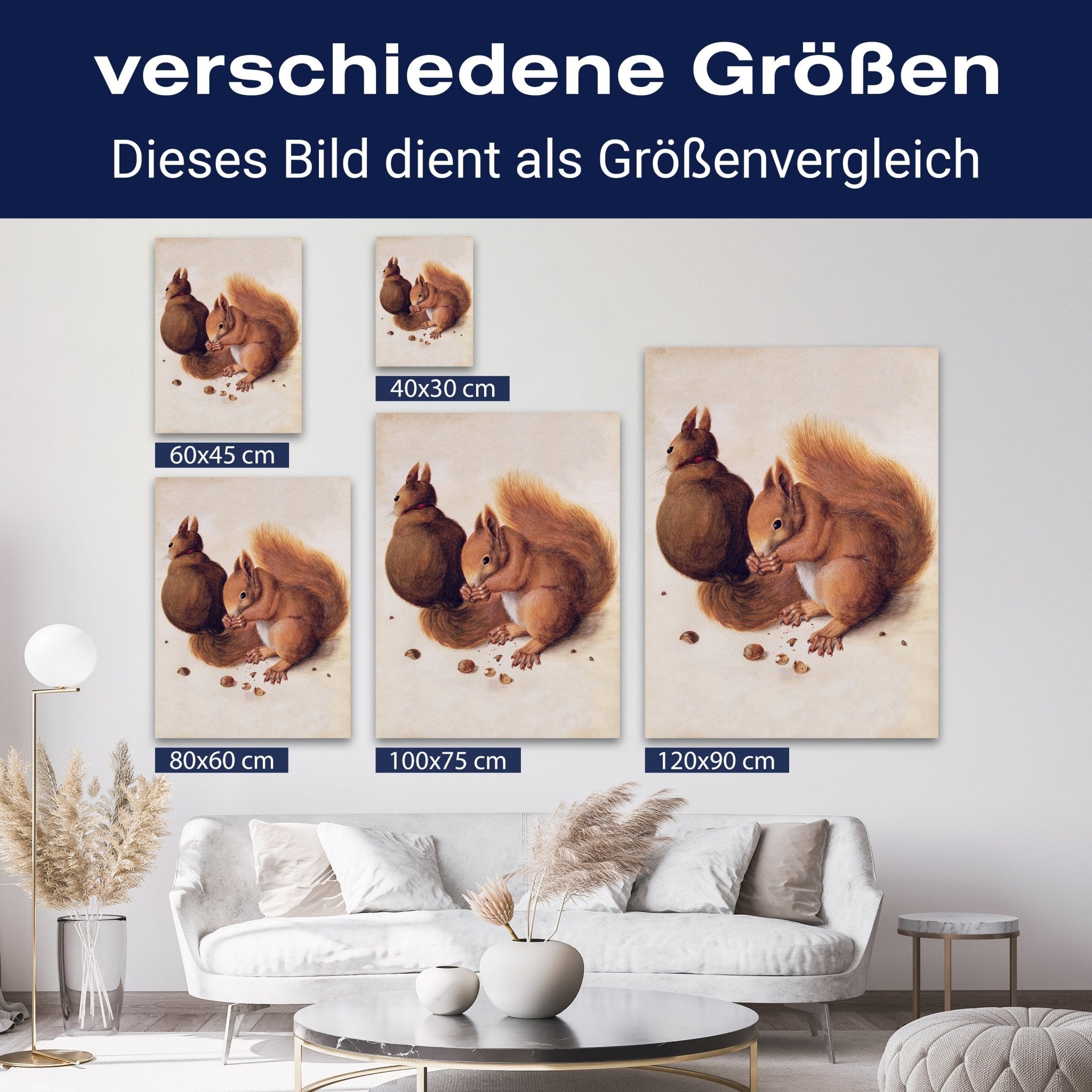 Leinwandbild Eichhörnchen, Albrecht Dürer M0862 kaufen - Bild 8 Leinwandbild Eichhörnchen, Albrecht Dürer M0862 kaufen - Bild 8