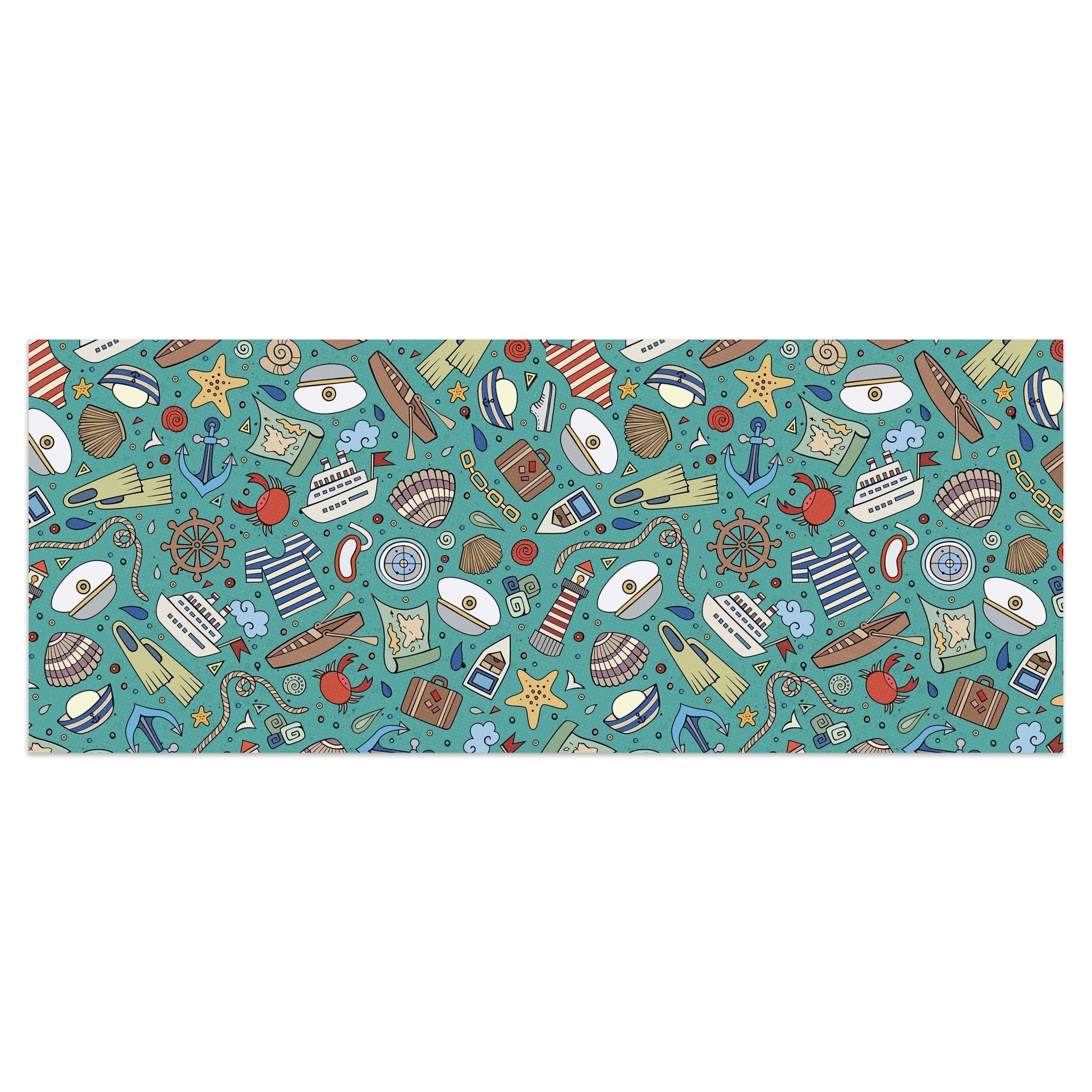 Leinwandbild nettes marine Muster M0863 kaufen - Bild 1 Leinwandbild nettes marine Muster M0863 kaufen - Bild 1