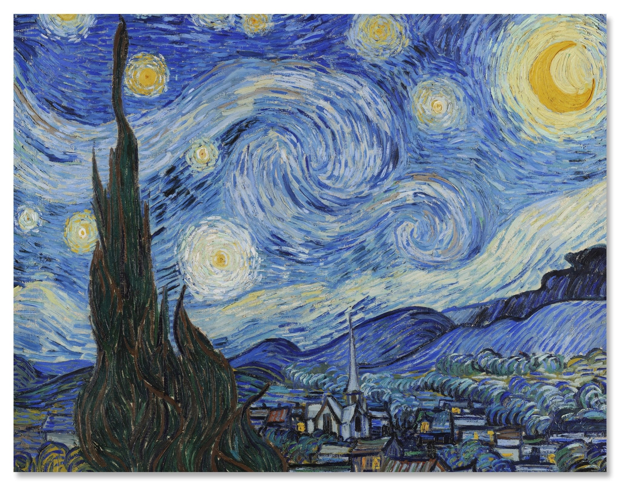 Leinwandbild Sternennacht, Vincent Van Gogh M0866 Leinwandbild Sternennacht, Vincent Van Gogh M0866