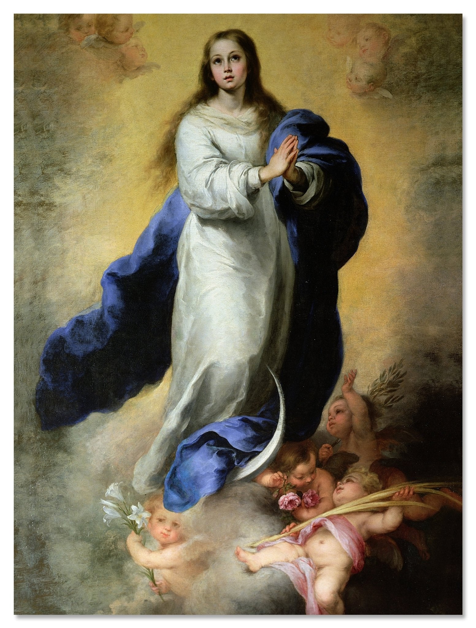 Leinwandbild unbefleckte Empfängnis M0867 Leinwandbild unbefleckte Empfängnis M0867