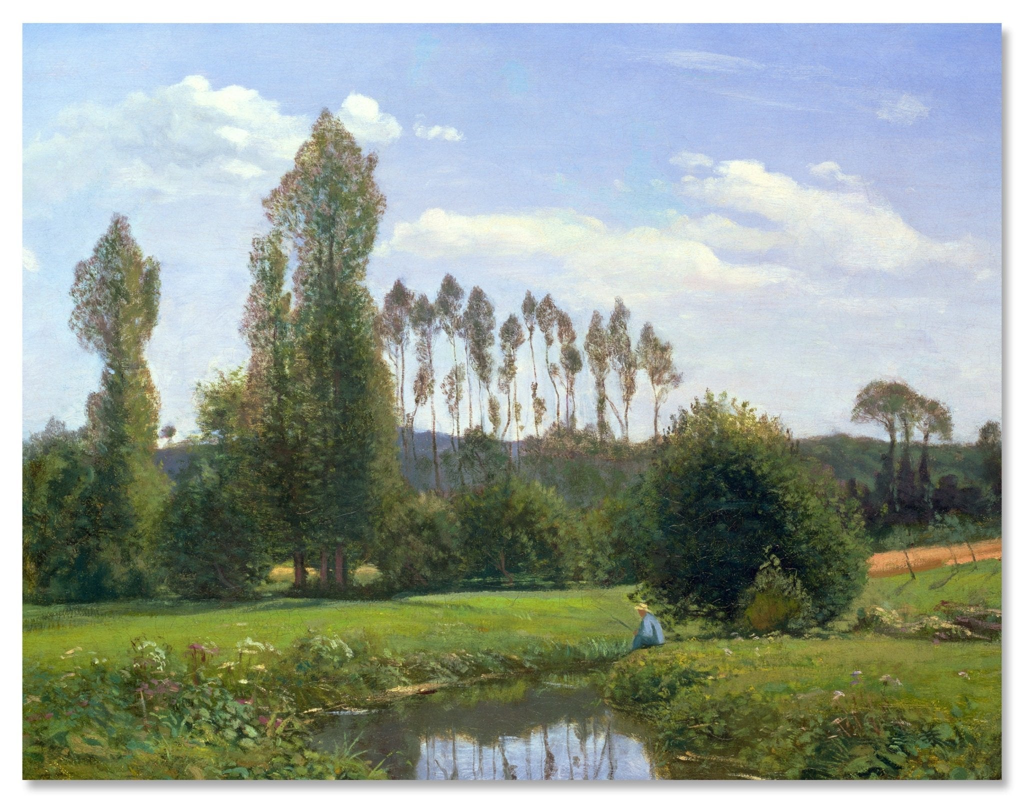 Leinwandbild View at Rouelles, Claude Monet M0868 Leinwandbild View at Rouelles, Claude Monet M0868