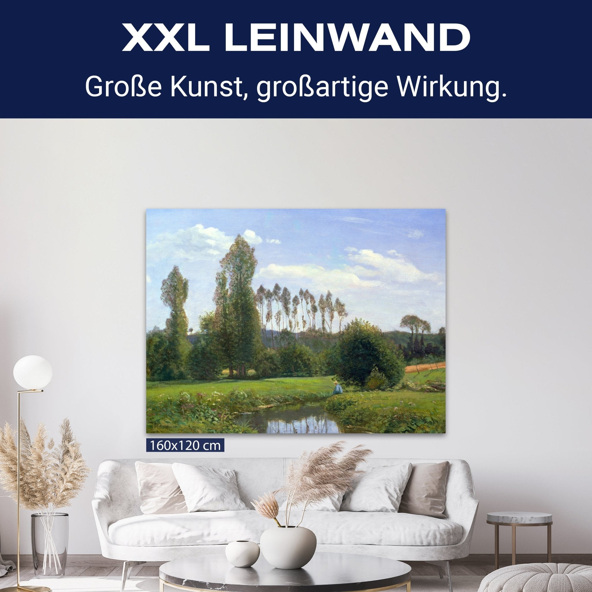 Leinwandbild View at Rouelles, Claude Monet M0868 kaufen - Bild 9 Leinwandbild View at Rouelles, Claude Monet M0868 kaufen - Bild 9