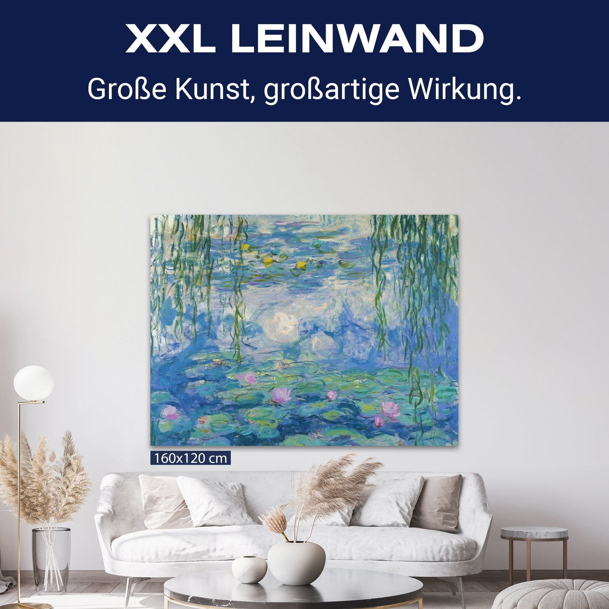 Leinwandbild Waterlilies, Claude Monet M0872 kaufen - Bild 9 Leinwandbild Waterlilies, Claude Monet M0872 kaufen - Bild 9
