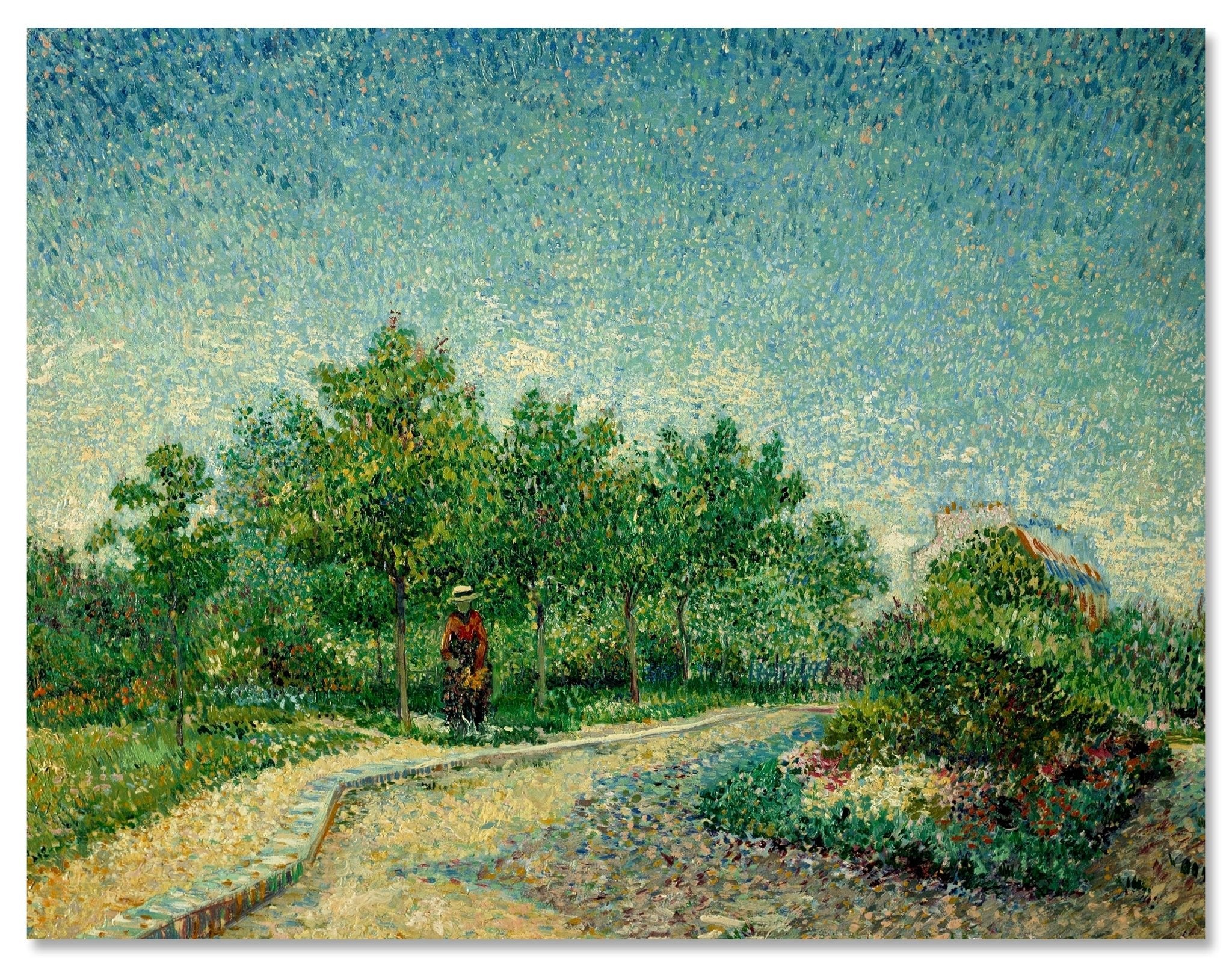 Leinwandbild Eine Ecke des Parc Voyer d'Argenson in Asnieres, Vincent van Gogh M0880 Leinwandbild Eine Ecke des Parc Voyer d'Argenson in Asnieres, Vincent van Gogh M0880