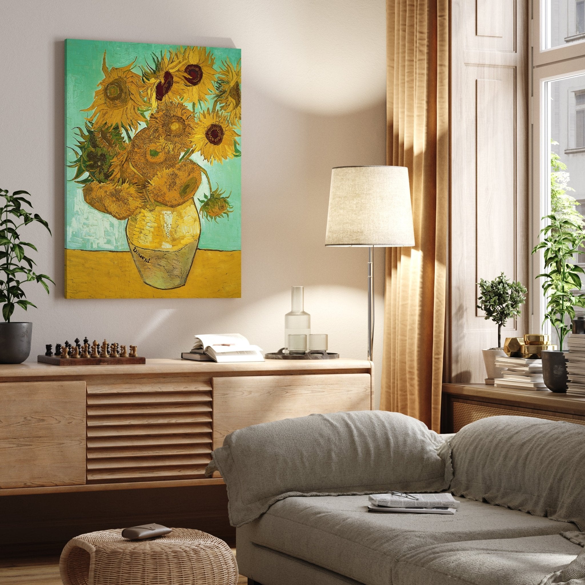 Leinwandbild Sonnenblumen,Van Gogh M0881 kaufen - Bild 4 Leinwandbild Sonnenblumen,Van Gogh M0881 kaufen - Bild 4