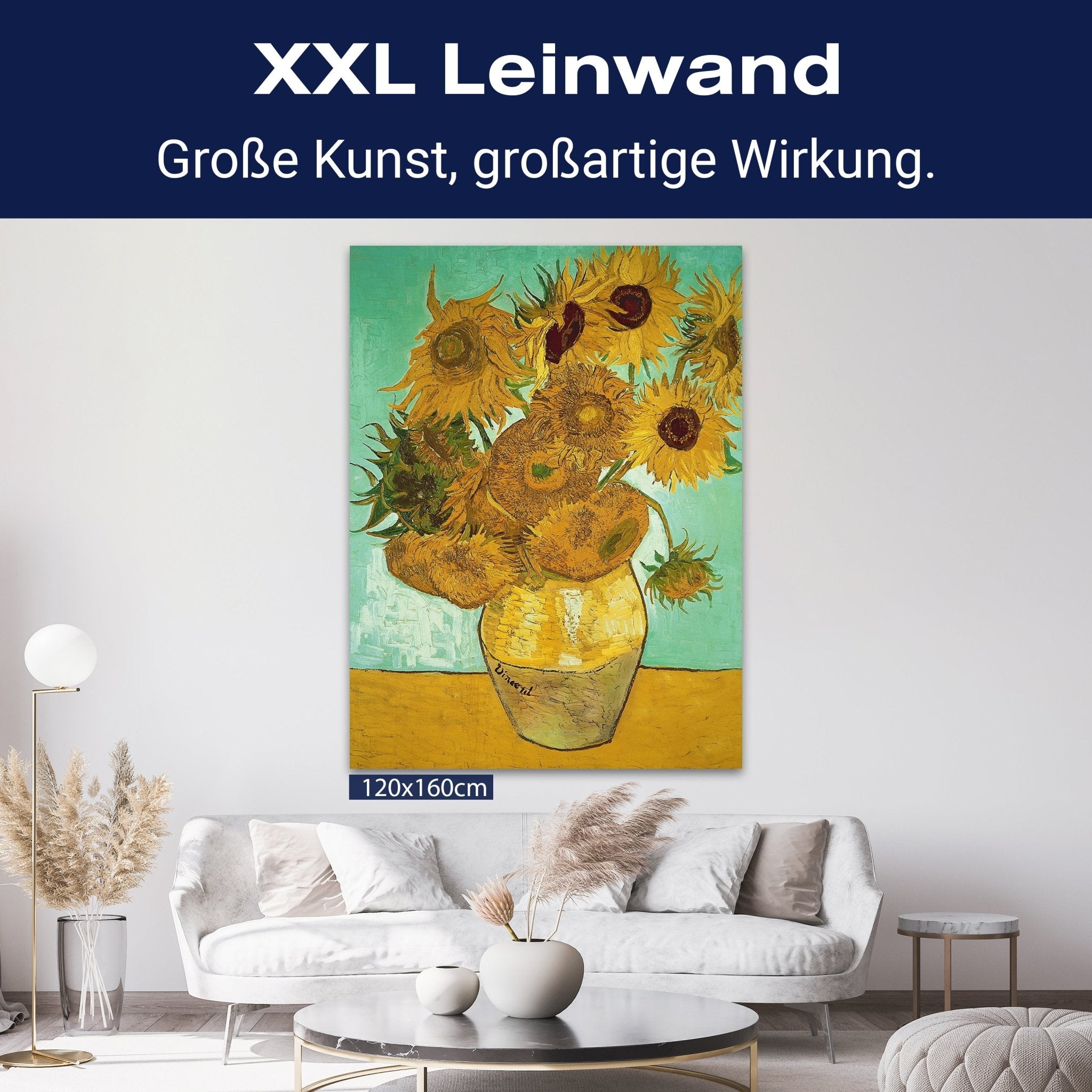 Leinwandbild Sonnenblumen,Van Gogh M0881 kaufen - Bild 9 Leinwandbild Sonnenblumen,Van Gogh M0881 kaufen - Bild 9