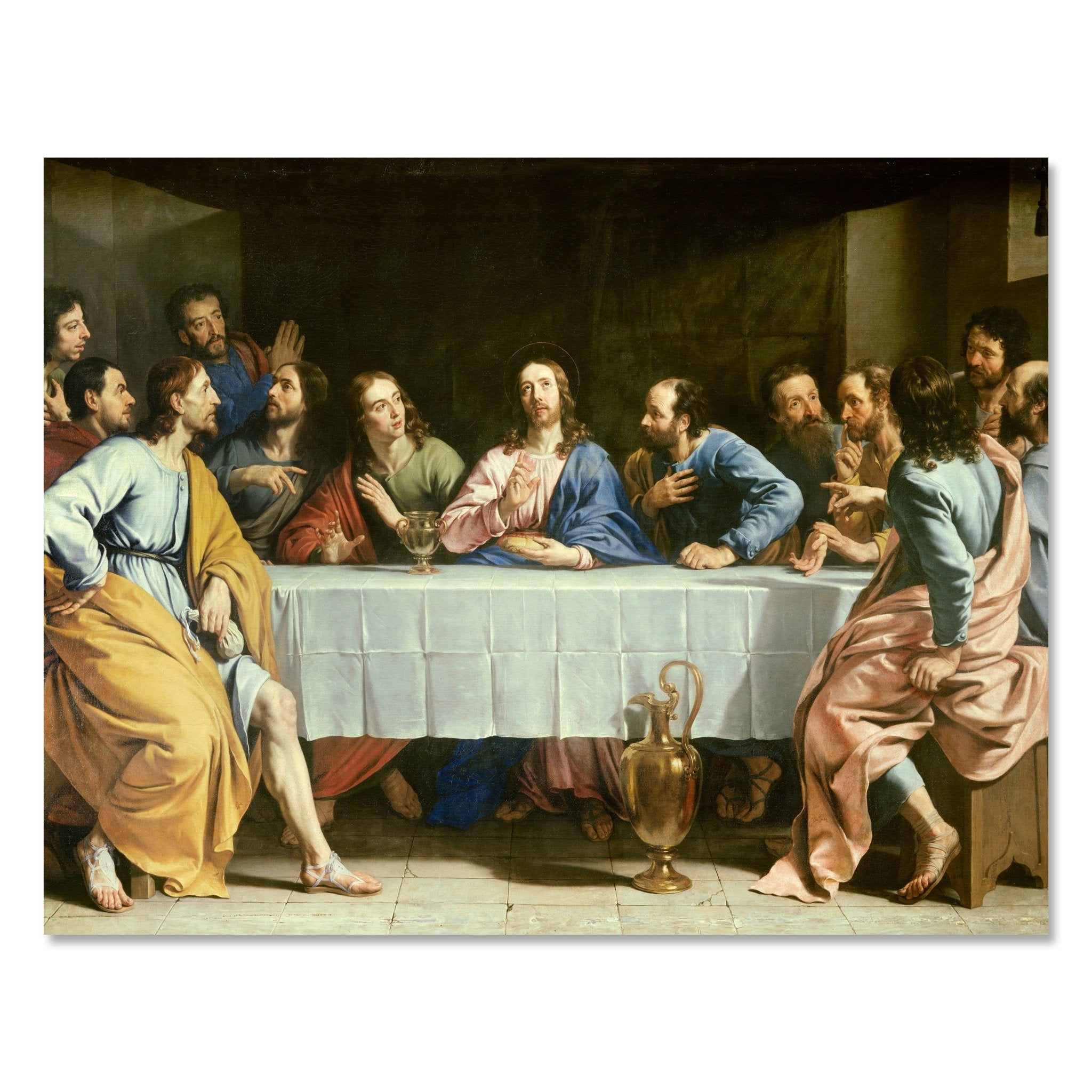 Leinwandbild Das letzte Abendmahl - Philippe de Champaigne M0884 kaufen - Bild 1 Leinwandbild Das letzte Abendmahl - Philippe de Champaigne M0884 kaufen - Bild 1