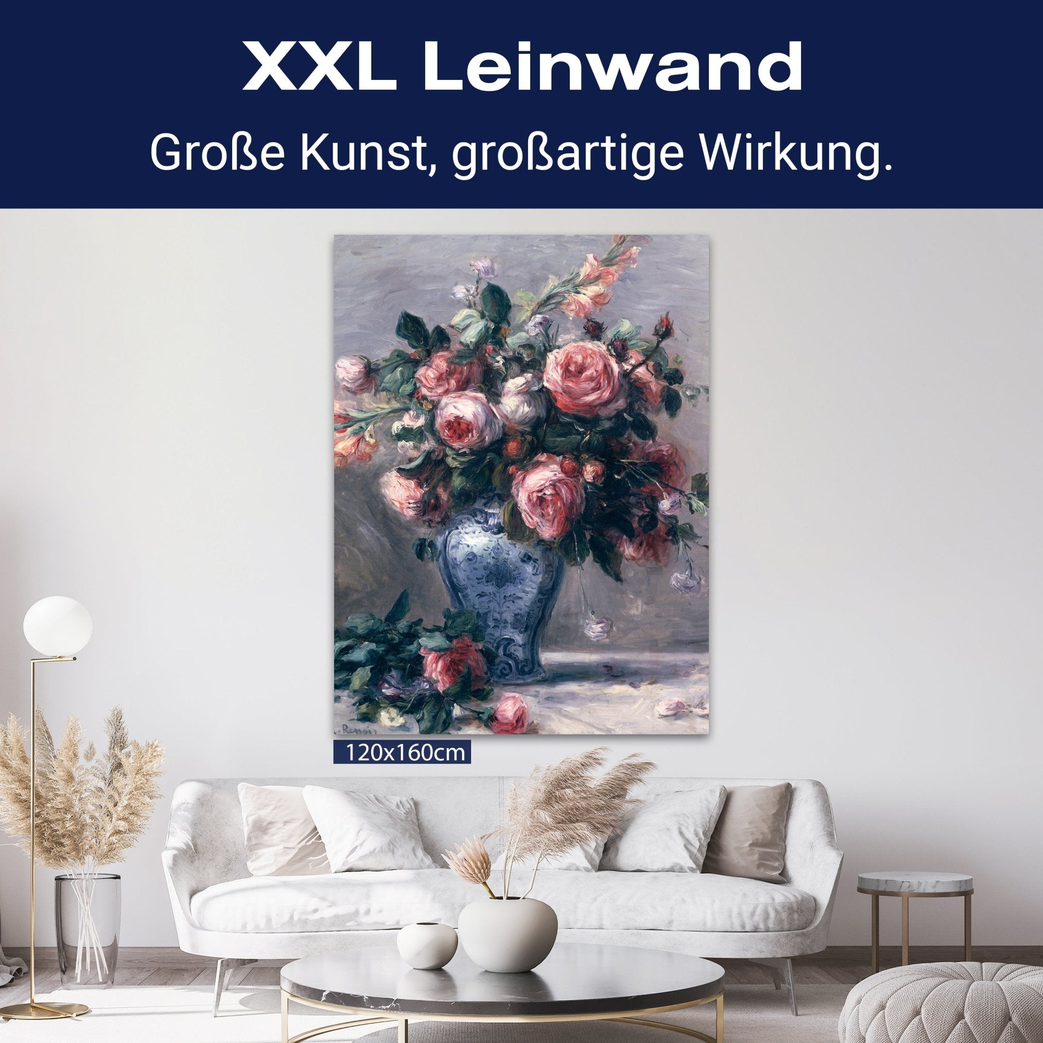 Leinwandbild Rosen - Pierre August Renoir M0885 kaufen - Bild 9 Leinwandbild Rosen - Pierre August Renoir M0885 kaufen - Bild 9